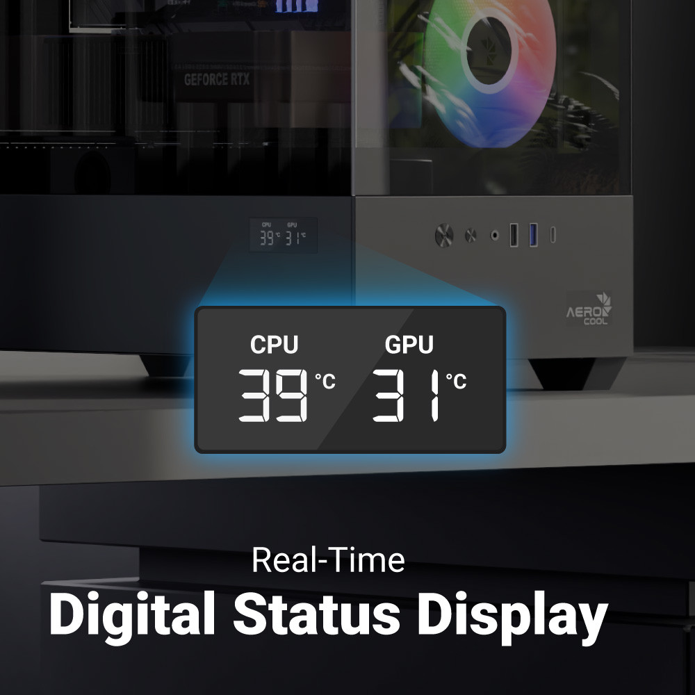 Корпус AEROCOOL P500D Digi-G-BK-v1 (ACCM-PN07033.11)