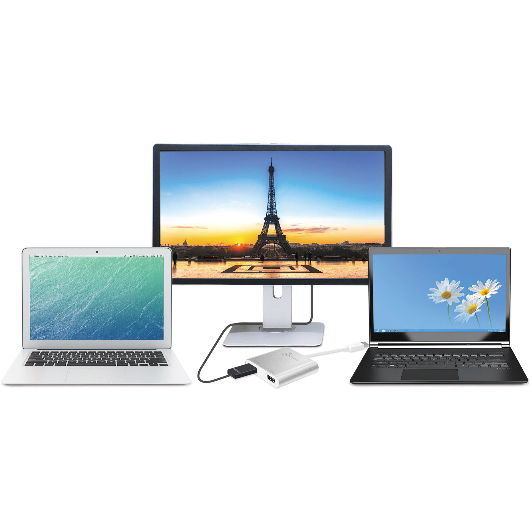 Адаптер J5CREATE USB - 2xHDMI Silver (JUA365-N)
