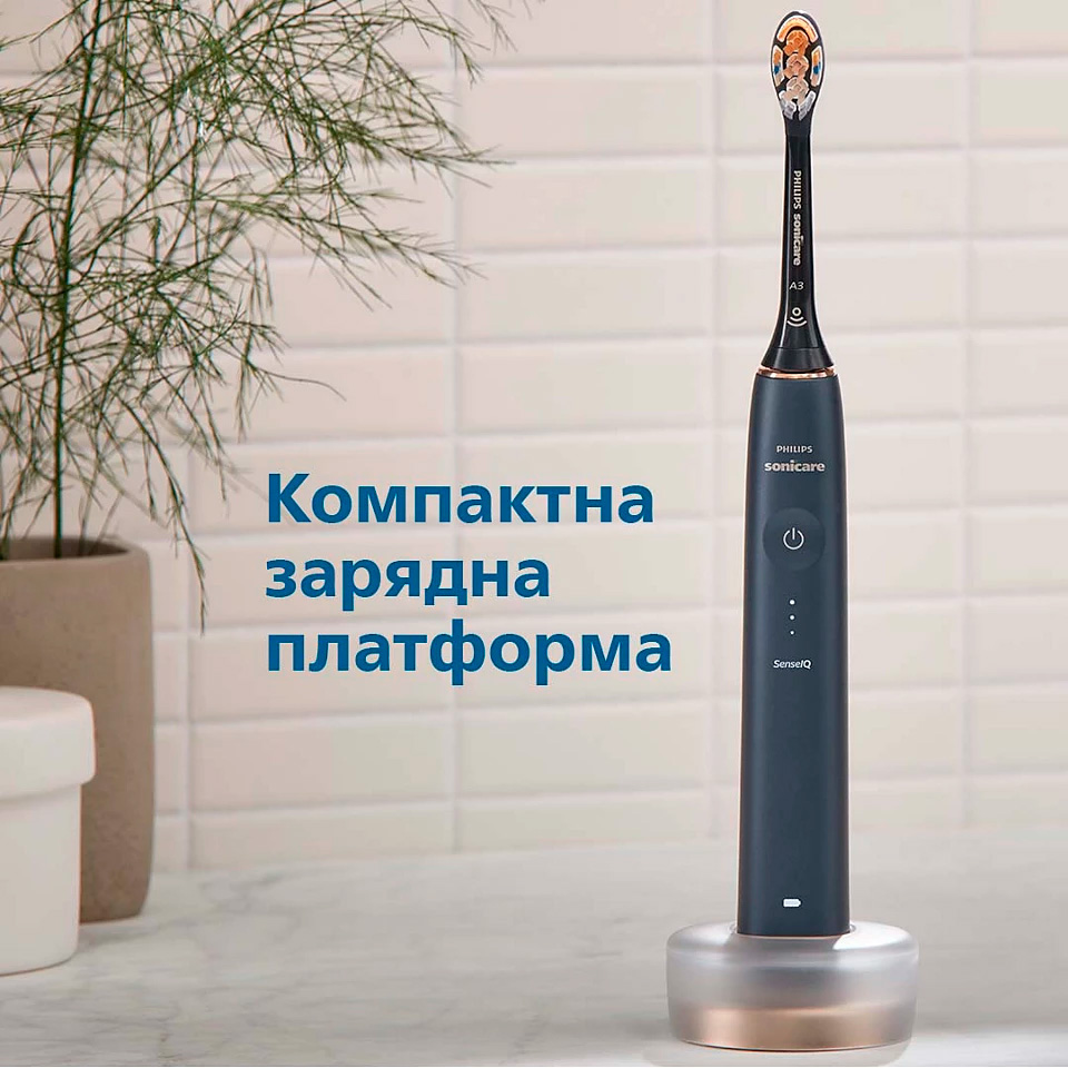 Електрична зубна щітка PHILIPS Sonicare DiamondClean Prestige 9900 Midnight Blue (HX9992/12)