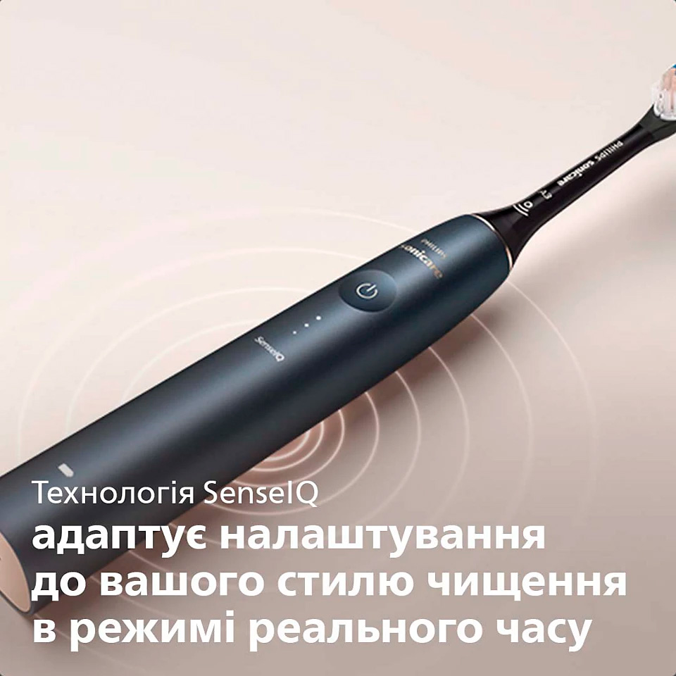 Електрична зубна щітка PHILIPS Sonicare DiamondClean Prestige 9900 Midnight Blue (HX9992/12)