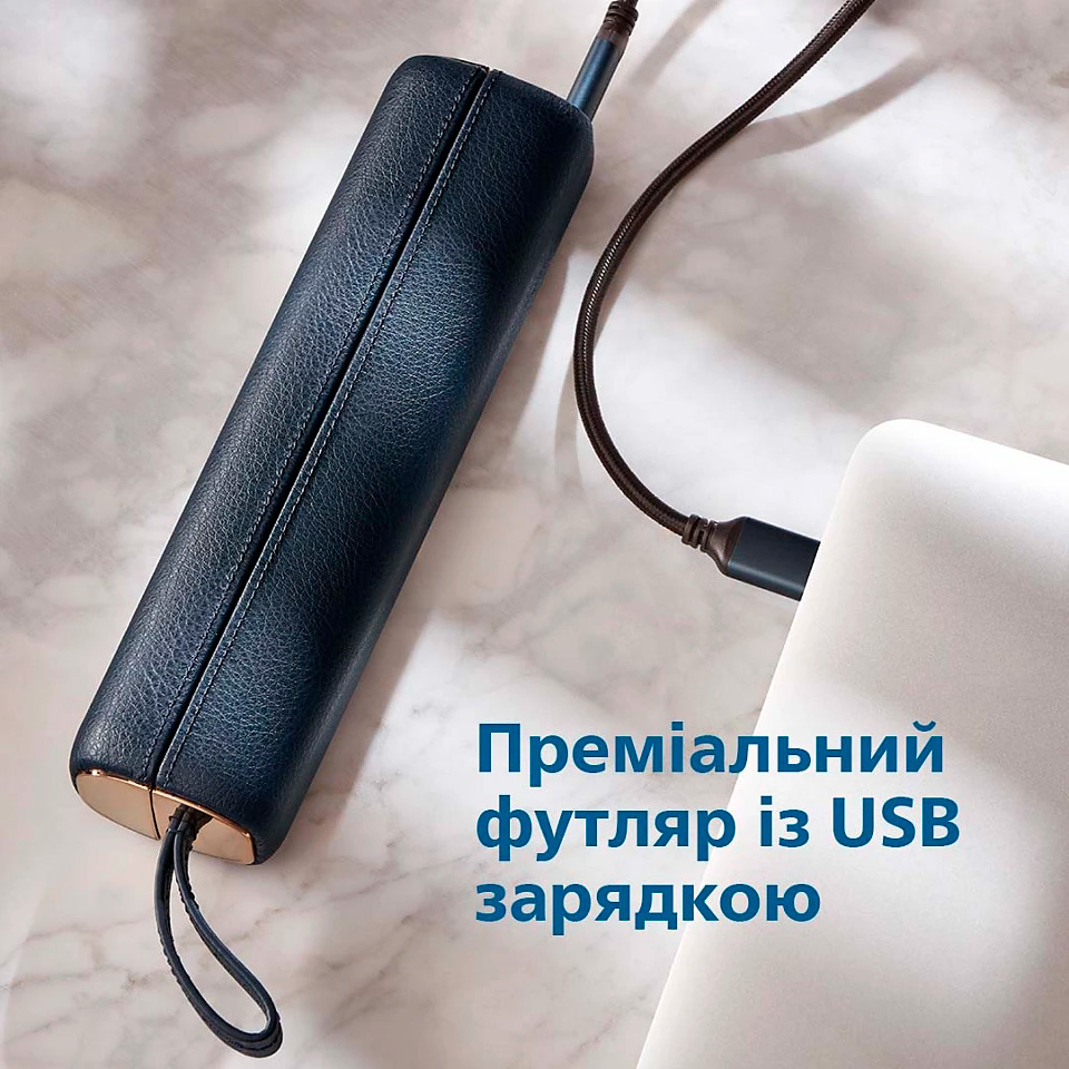 Електрична зубна щітка PHILIPS Sonicare DiamondClean Prestige 9900 Midnight Blue (HX9992/12)