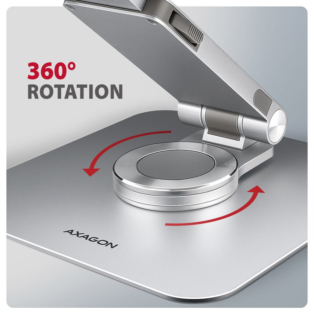Підставка для ноутбука AXAGON Rotating Aluminum Stand for Laptop & Tablet (STND-LR)