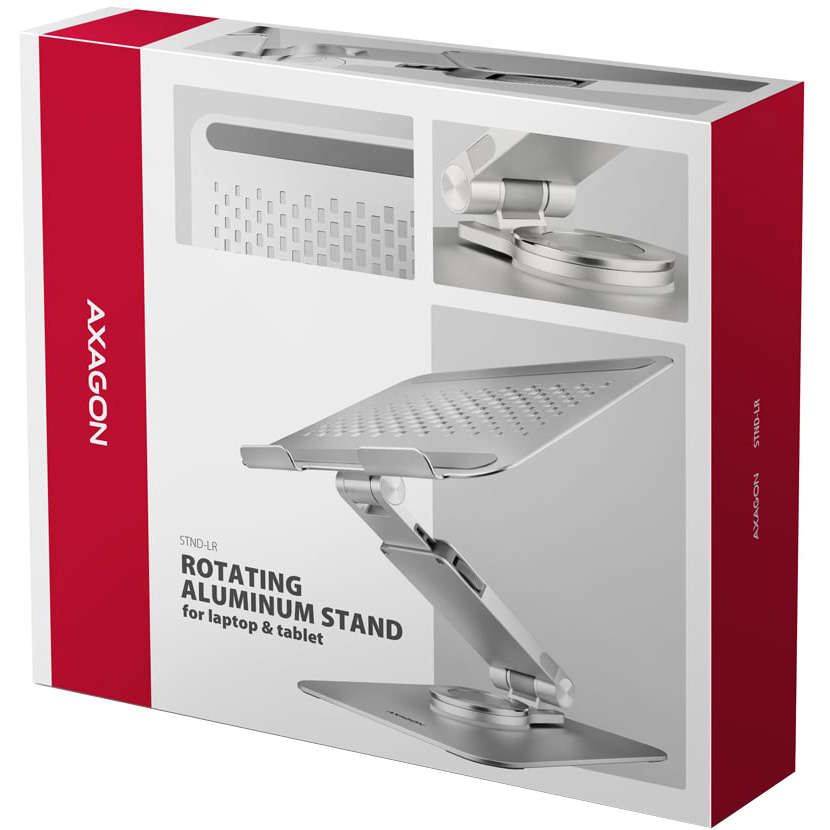 Підставка для ноутбука AXAGON Rotating Aluminum Stand for Laptop & Tablet (STND-LR)