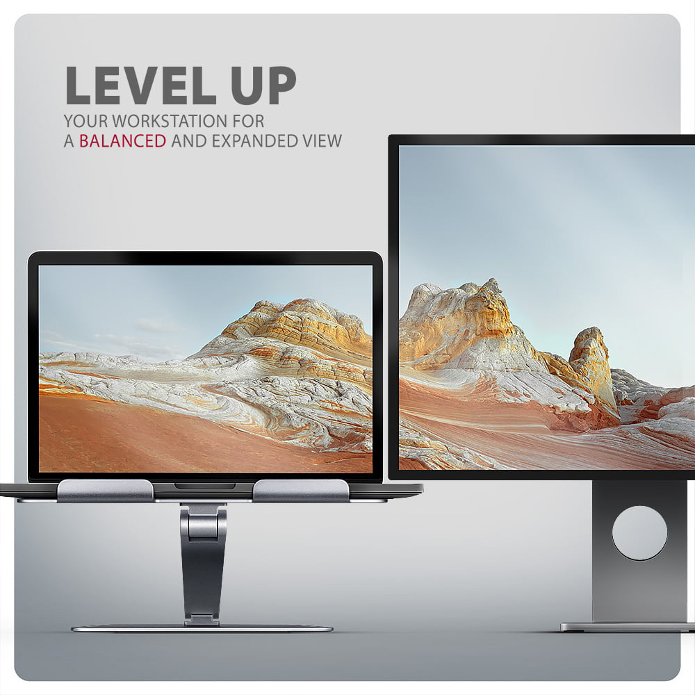 Підставка для ноутбука AXAGON Aluminum HQ Stand for Laptop & Tablet Gray (STND-LQ)