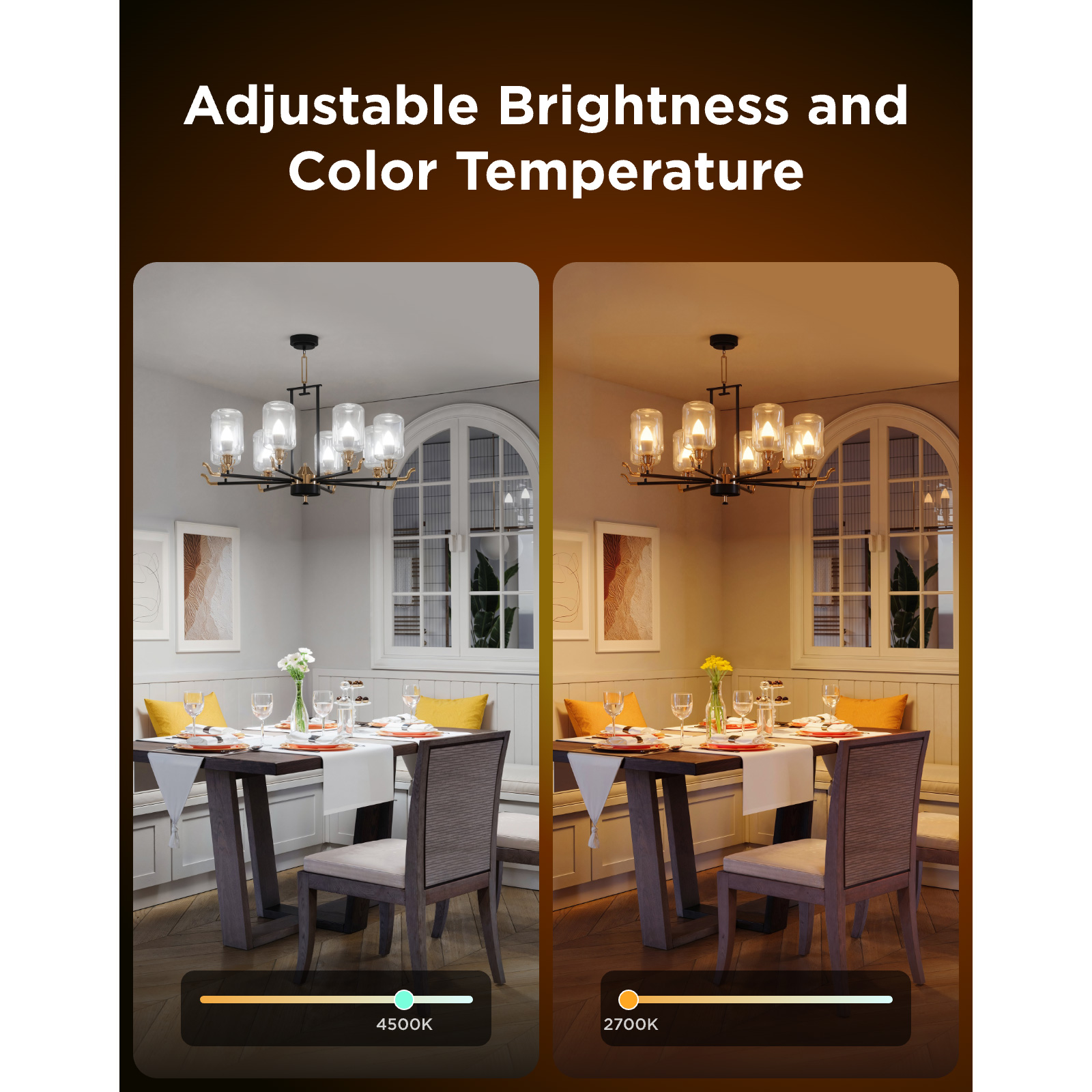 Розумна лампа GOVEE H600C Wi-Fi & Bluetooth RGBWW Smart LED Bulb E14 5W 2700-6500K (B600CC02)