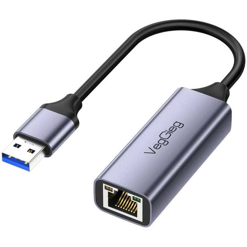 Мережевий адаптер VEGGIEG USB 3.0 to Gigabit Ethernet (V-K306)