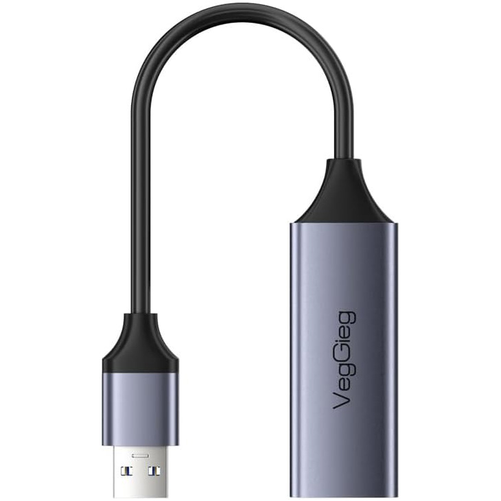 Мережевий адаптер VEGGIEG USB 3.0 to Gigabit Ethernet (V-K306)