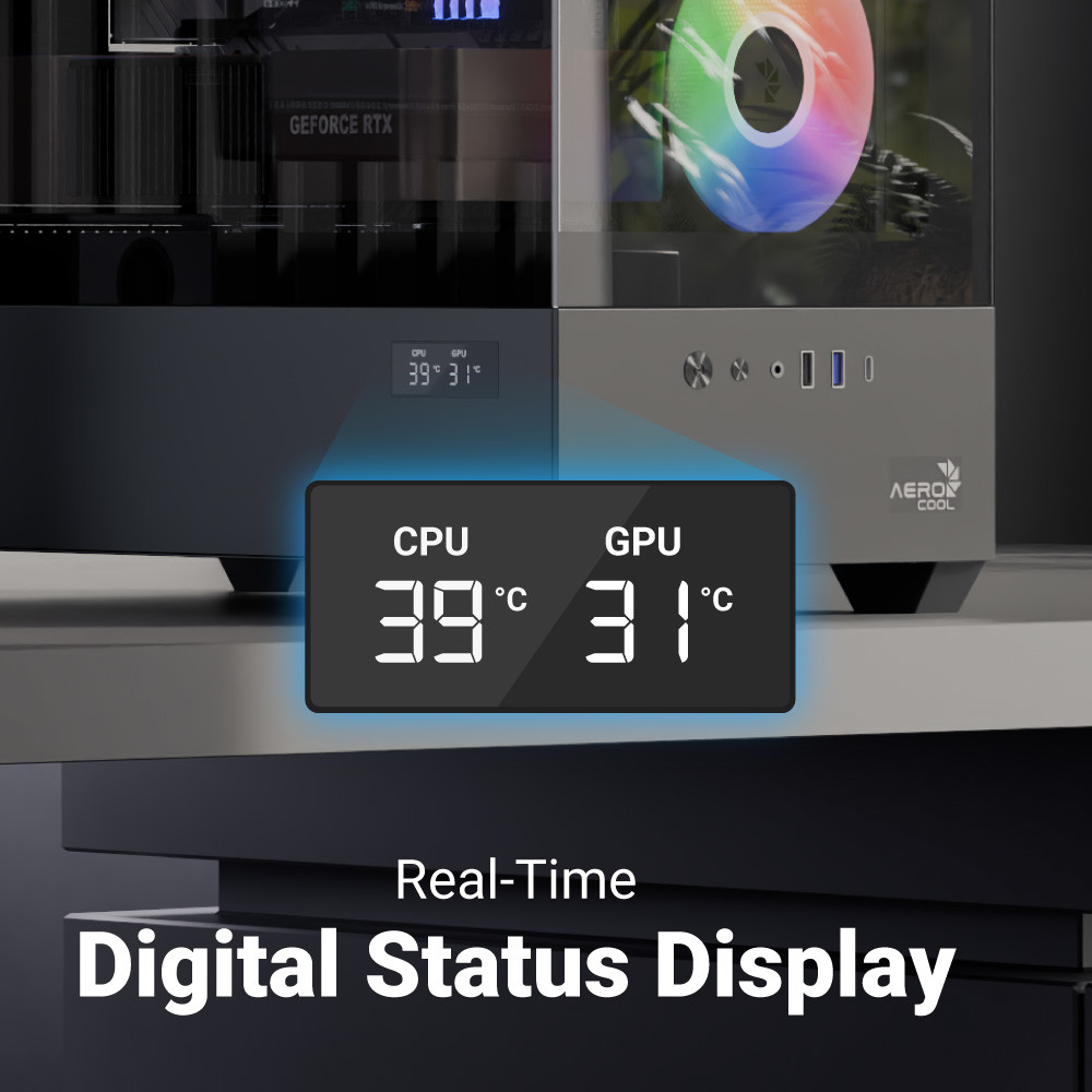 Корпус AEROCOOL P300D Digi-G-BK-v1 (ACCS-PN05033.11)