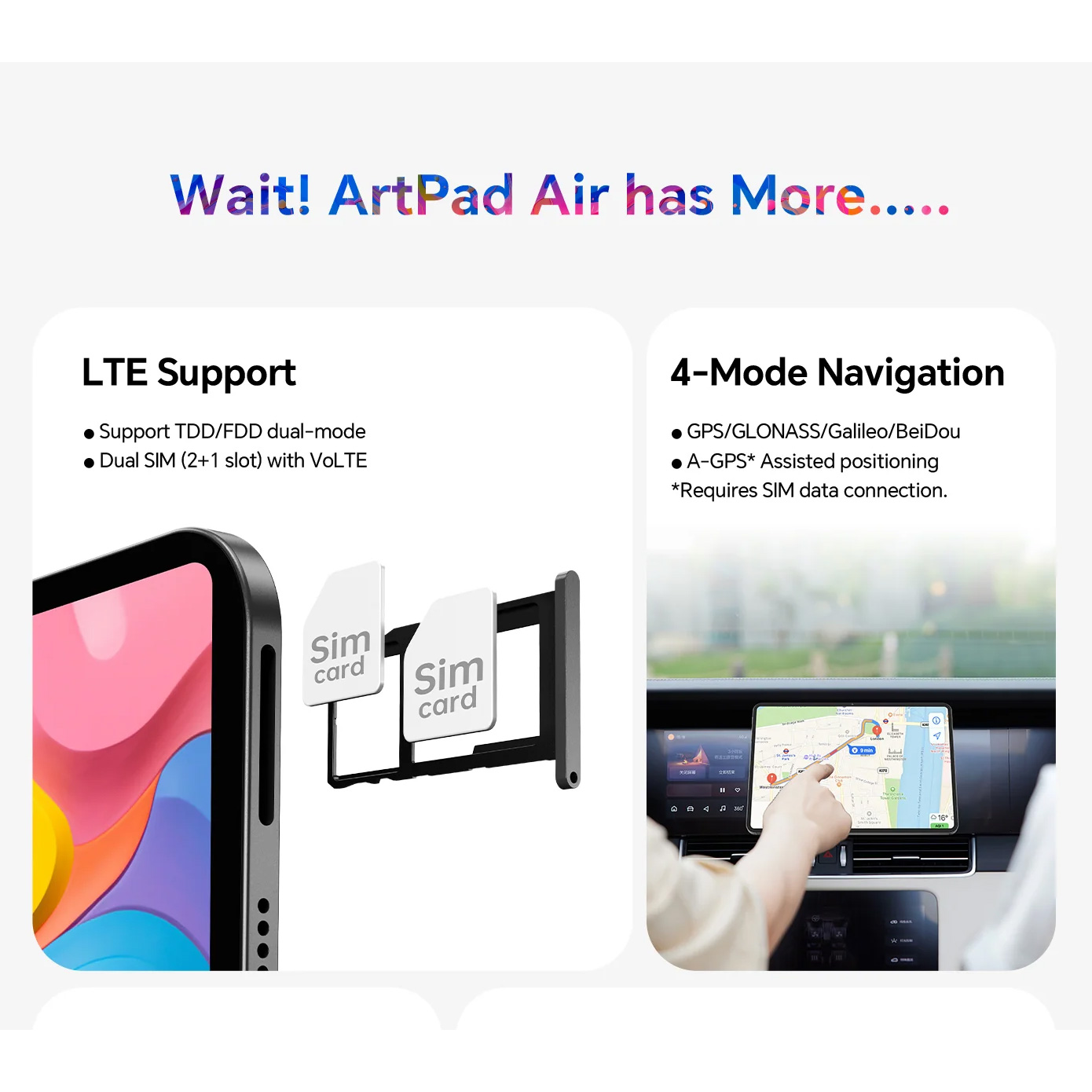 Планшет TECLAST ArtPad Air 8/128GB Space Gray (6940709687987)