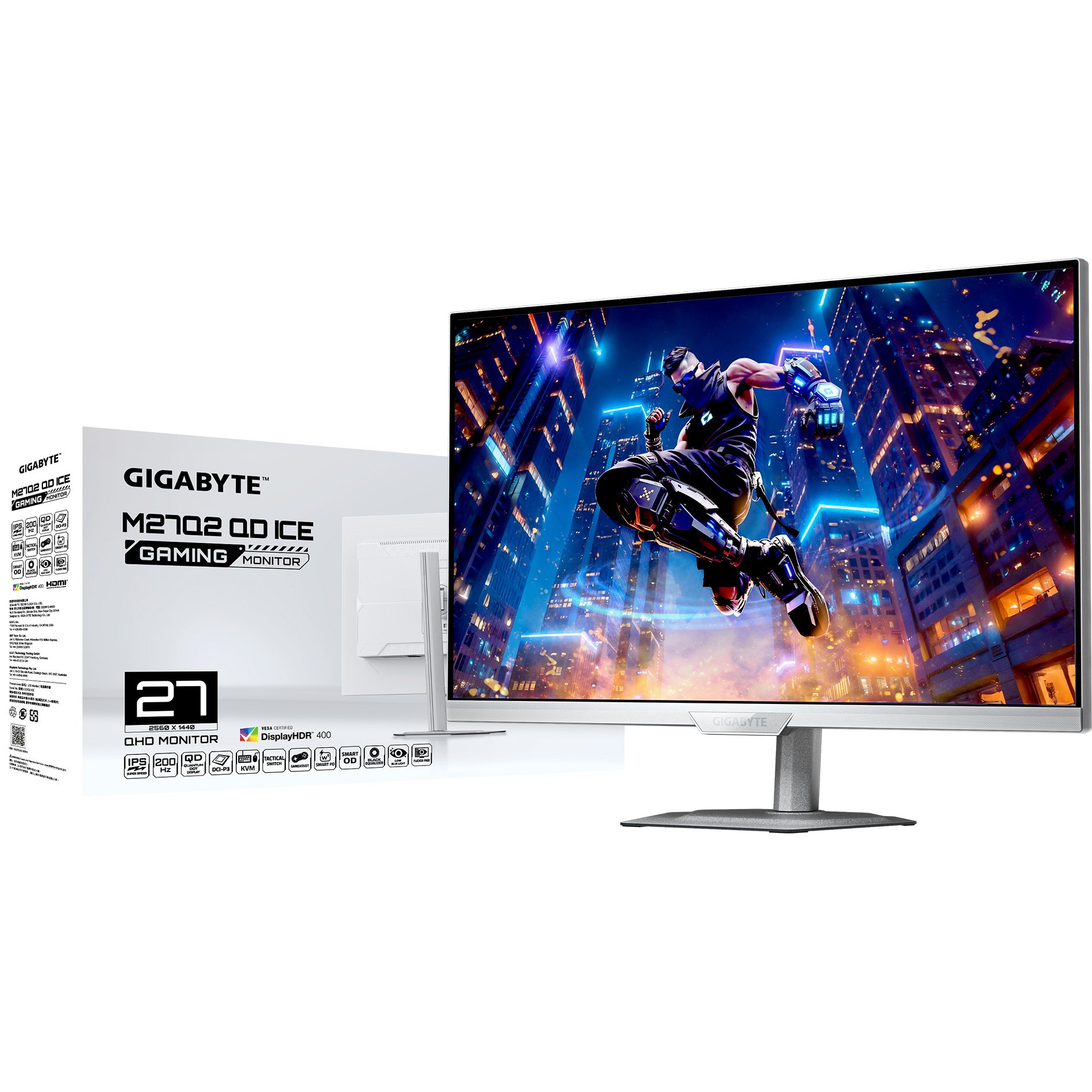 Монитор 27" GIGABYTE M27Q2 QD ICE