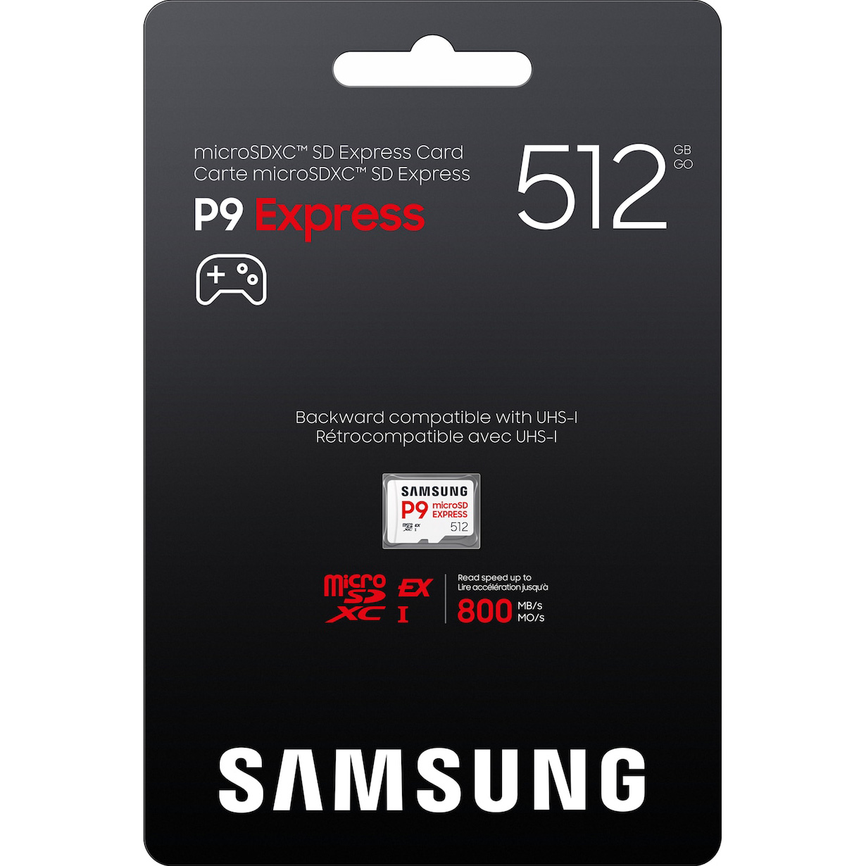 Карта пам'яті SAMSUNG microSDXC Express P9 Express 512GB UHS-I U3 V30 A1 Class 10 (MB-MK512T/WW)