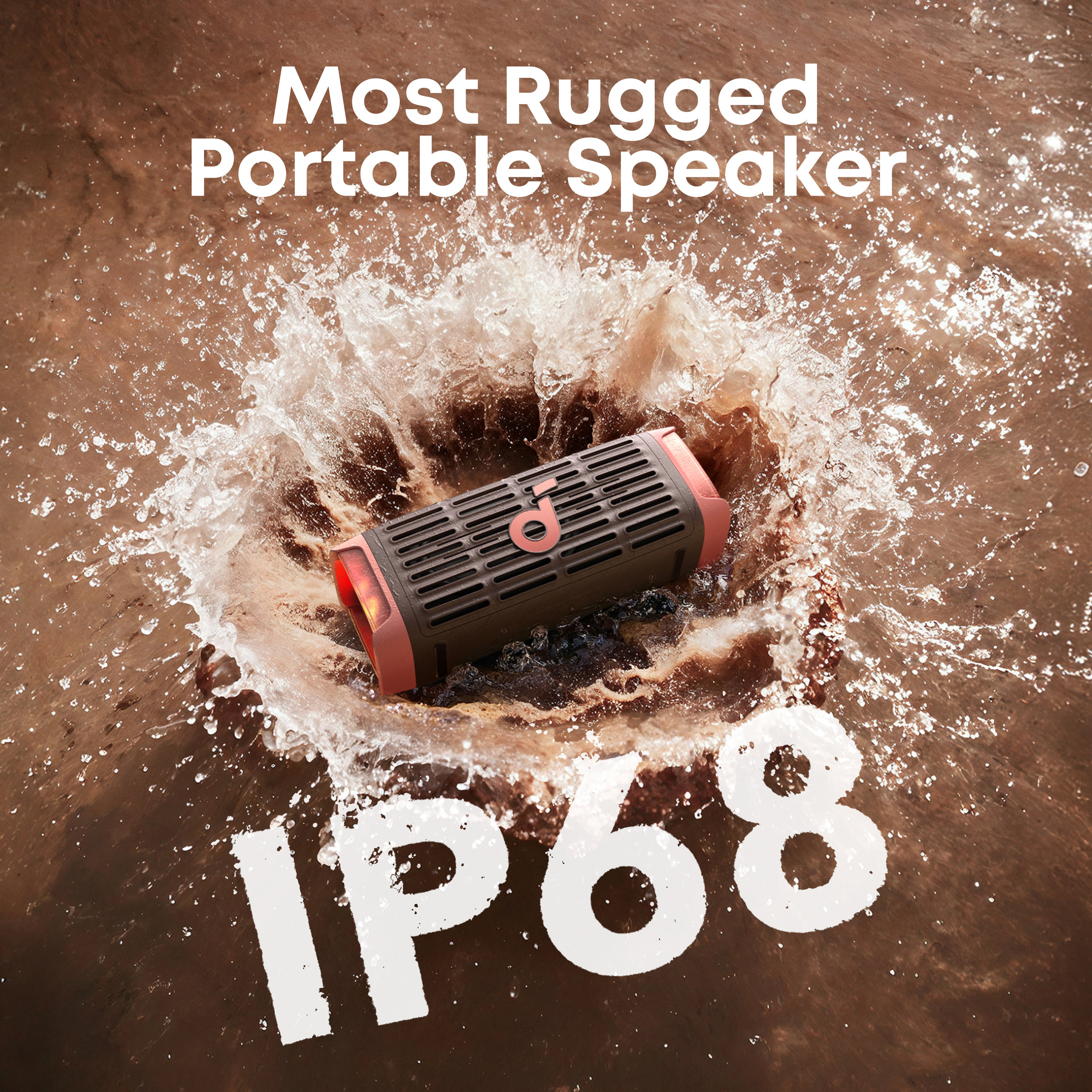 Портативна колонка ANKER SoundCore Boom 3i Desert Rose Brown (D5100080)