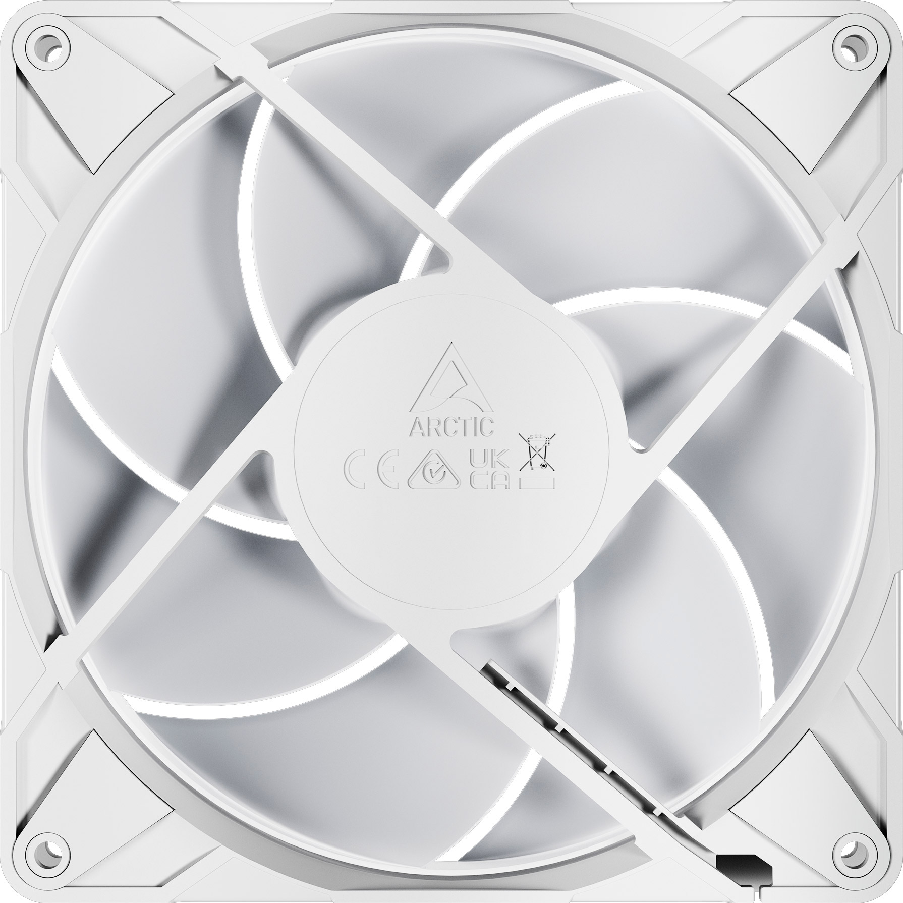 Комплект вентиляторів ARCTIC P14 Pro A-RGB White 3-Pack (ACFAN00321A)