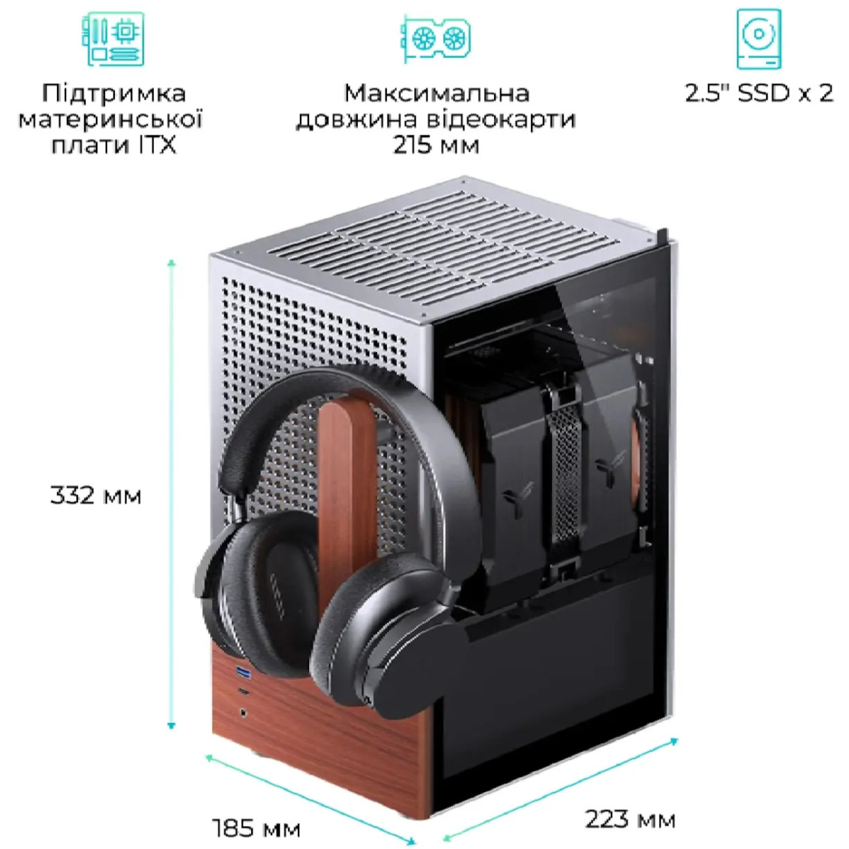 Корпус JONSBO T6 Silver