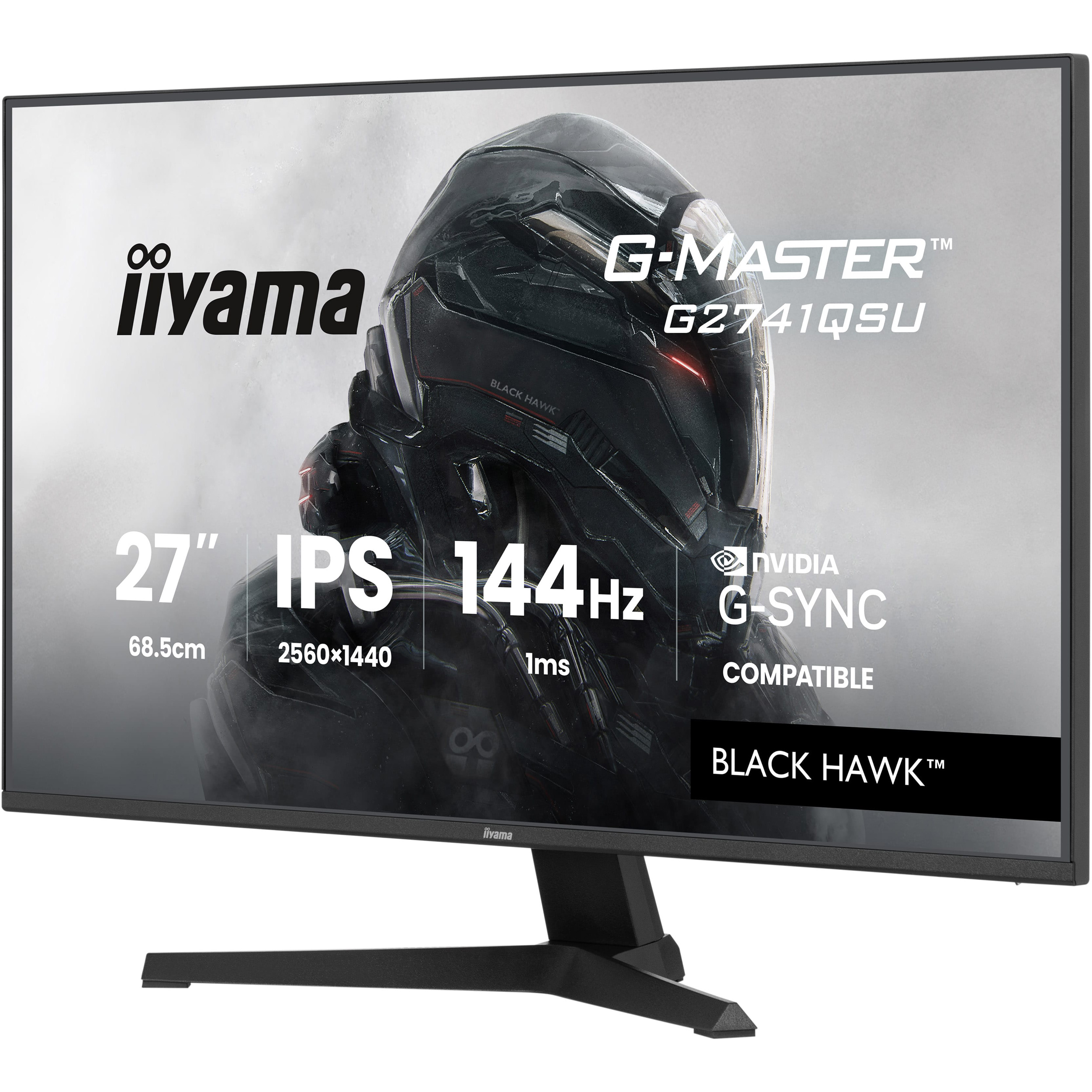 Монітор 27" IIYAMA G-Master G2741QSU-B1 Black Hawk