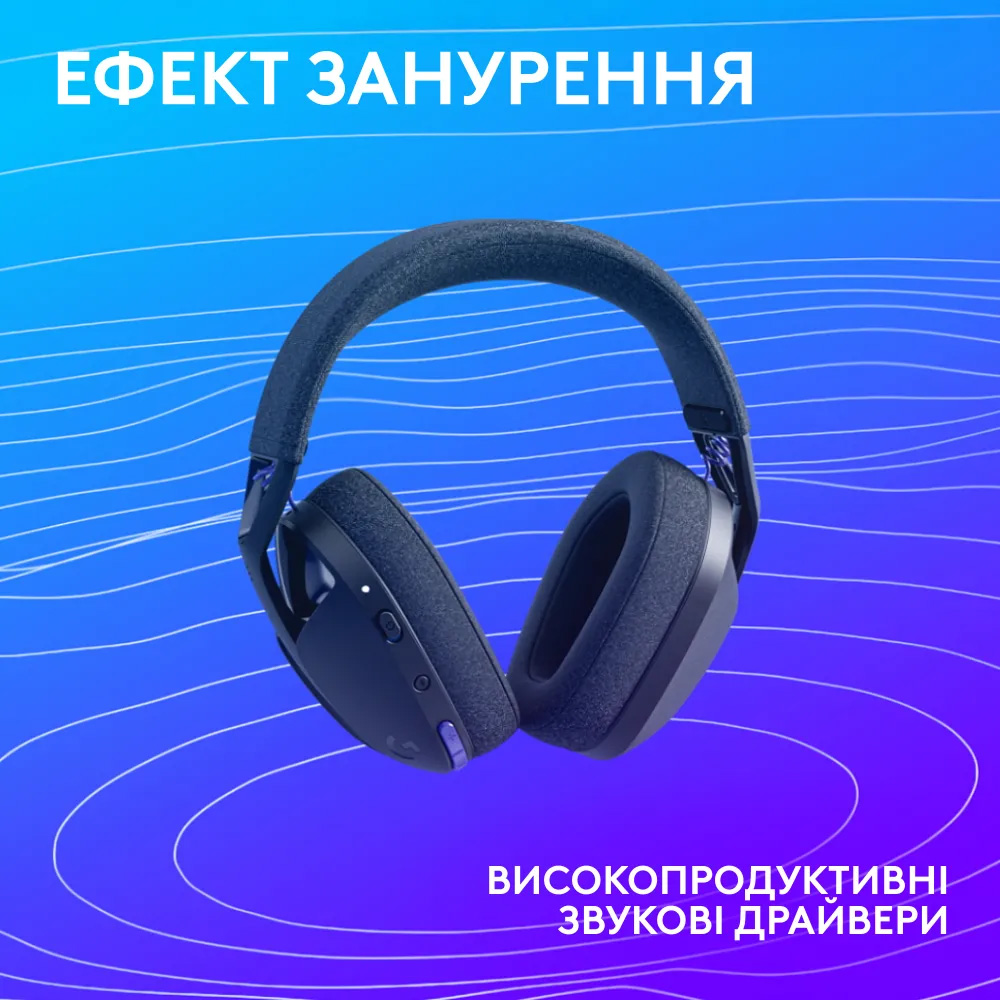 Наушники геймерские LOGITECH G321 Lightspeed Black (981-001563)