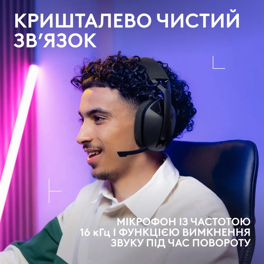 Наушники геймерские LOGITECH G321 Lightspeed Black (981-001563)