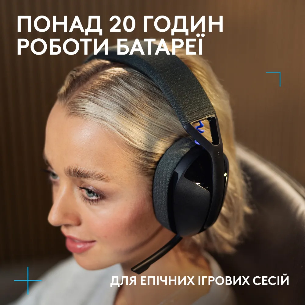 Наушники геймерские LOGITECH G321 Lightspeed Black (981-001563)
