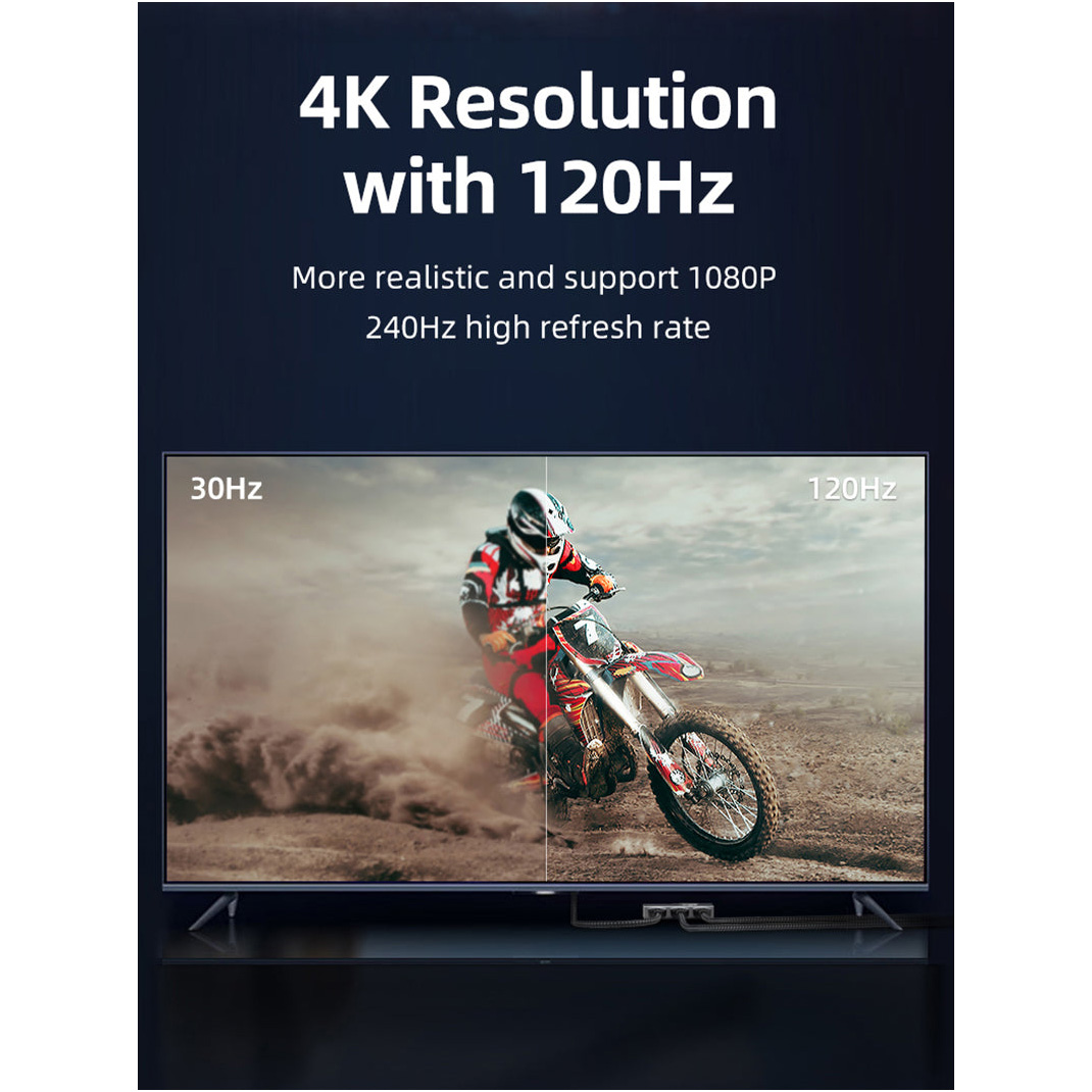 HDMI свитч 2 to 1 CABLETIME 8K 60Hz HDMI 2.1 Switch (CP34G)