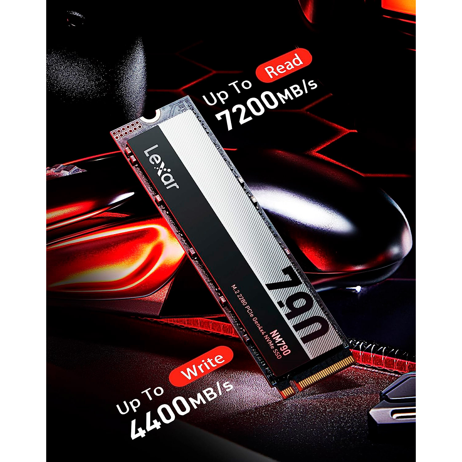 SSD диск LEXAR NM790 8TB M.2 NVMe (LNM790X008T-RNNNG)