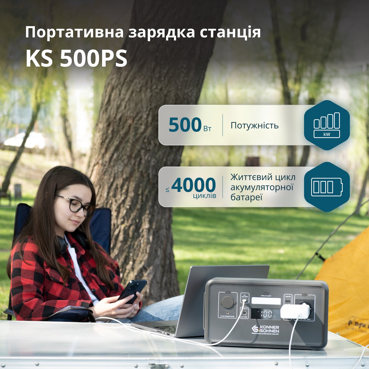 Зарядна станція KONNER&SOHNEN KS 500PS
