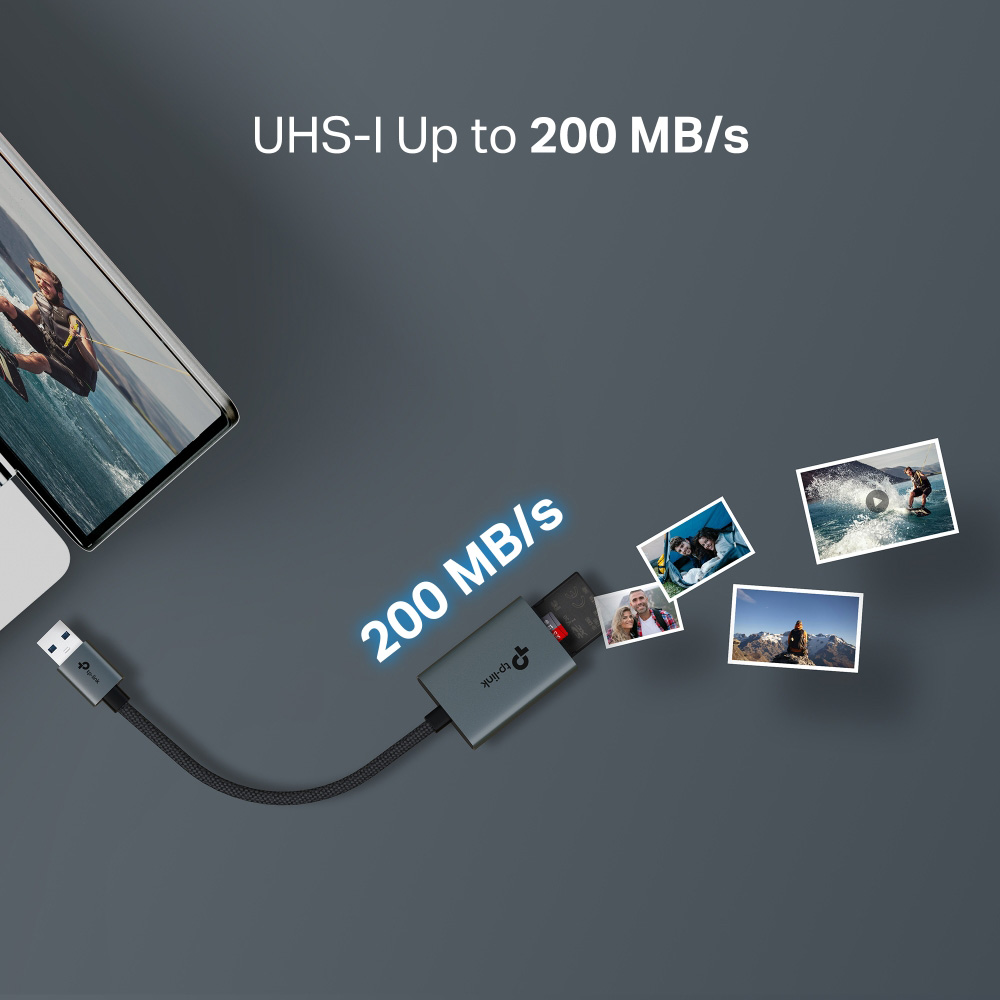 Кардридер TP-LINK UA430 USB3.0 Type-A to SD/microSD