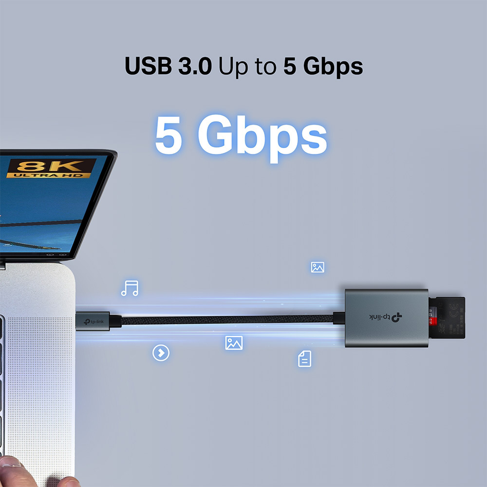 Кардридер TP-LINK UA440C USB3.0 Type-C to SD/microSD 4.0