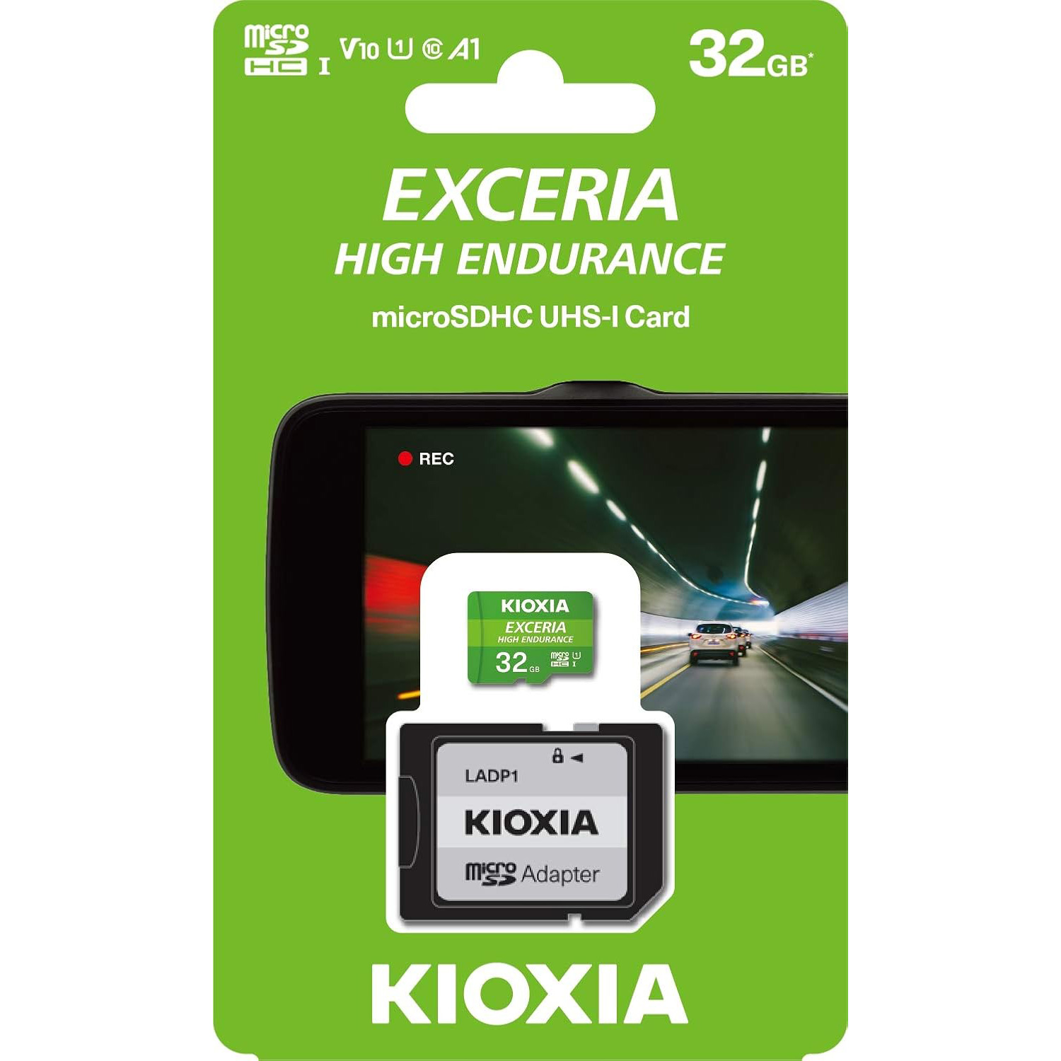 Карта пам'яті KIOXIA (Toshiba) microSDHC Exceria High Endurance 32GB UHS-I V10 A1 Class 10 (LMHE1G032GG2)