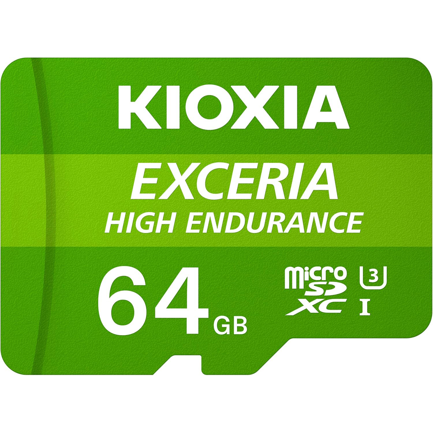 Карта памяти KIOXIA (Toshiba) microSDXC Exceria High Endurance 64GB UHS-I U3 V30 A1 Class 10 (LMHE1G064GG2)