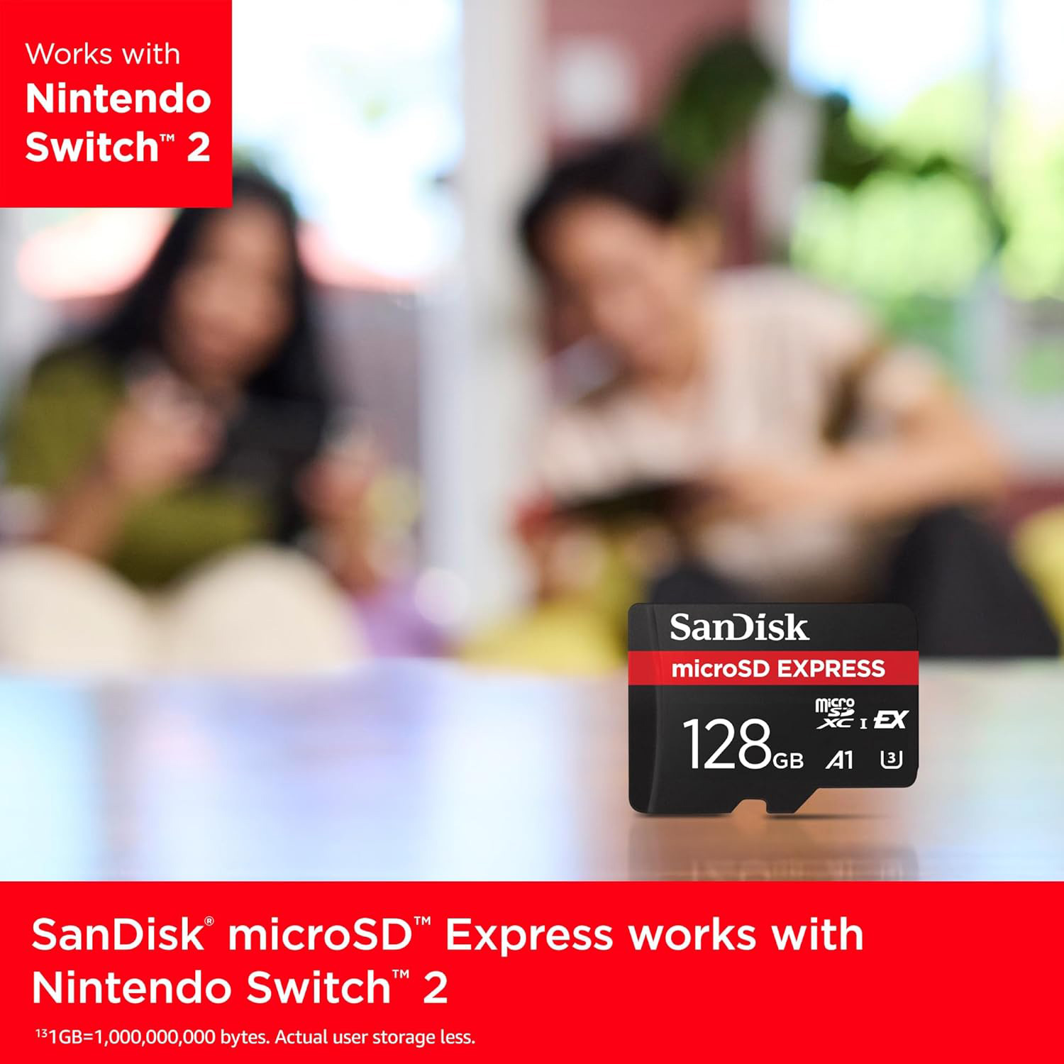 Карта пам'яті SANDISK microSDXC Express 128GB UHS-I U3 A1 Class 10 (SDSQXFN-128G-GN4NN)