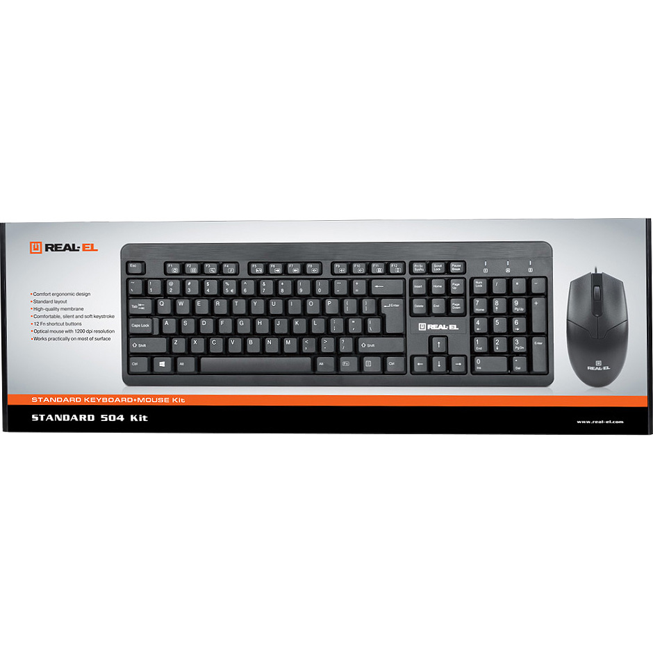 Комплект REAL-EL Standard 504 Kit Black (EL123100037)