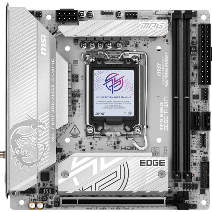 Материнская плата MSI MPG B860I Edge Ti WiFi