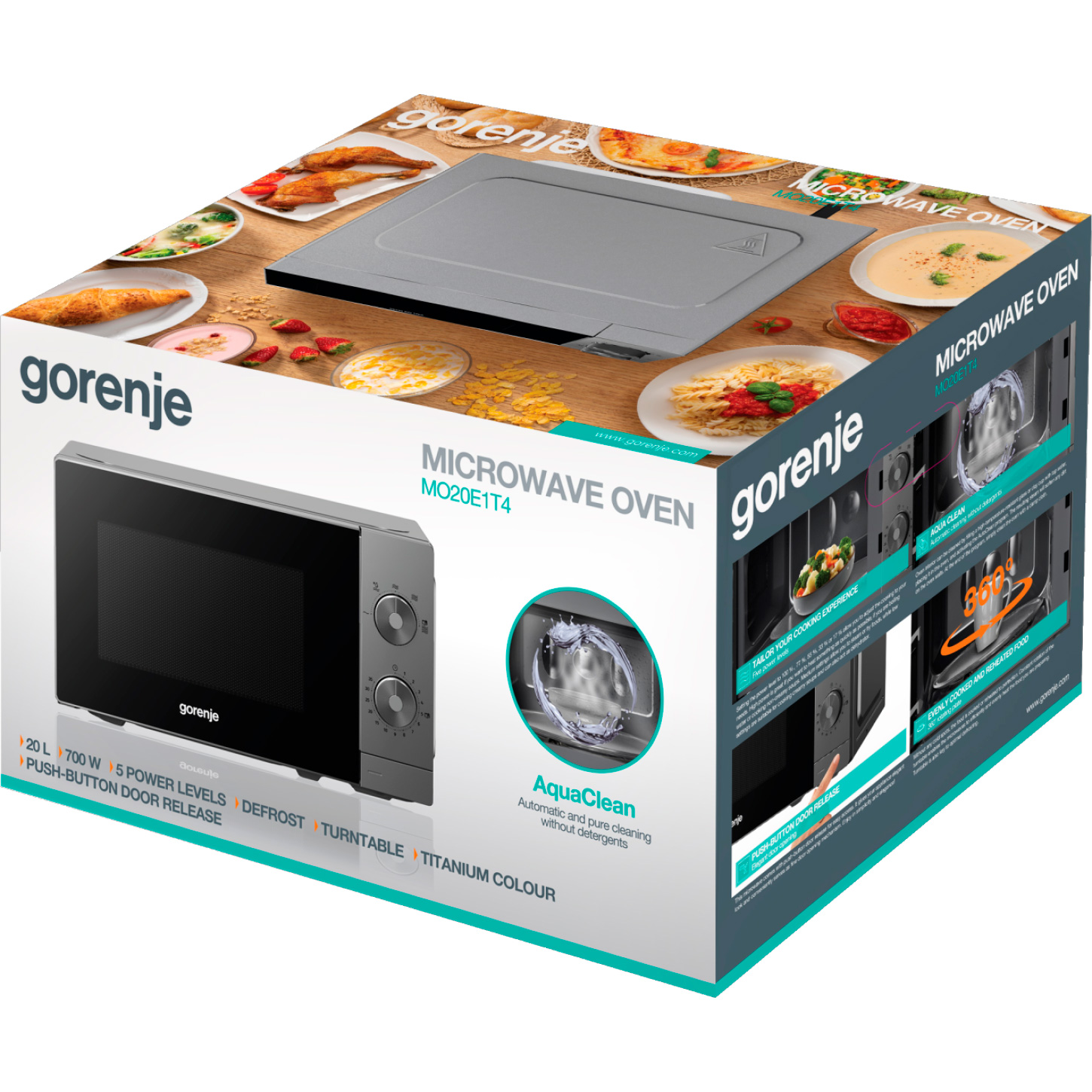Микроволновая печь GORENJE MO20E1T4 (744383)