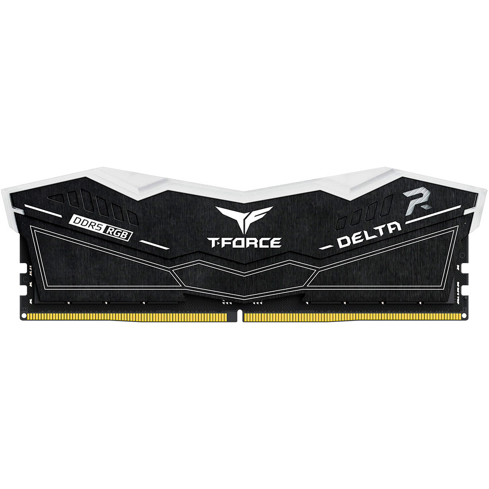 Модуль памяти TEAM T-Force Delta RGB DDR5 6000MHz 32GB Kit 2x16GB Black (FF7D532G6000HC30DC01)