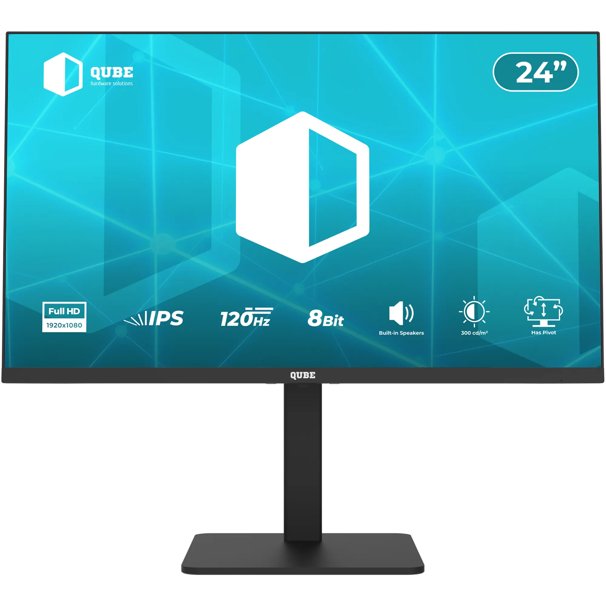 Монітор 23.8" QUBE B24F120HS