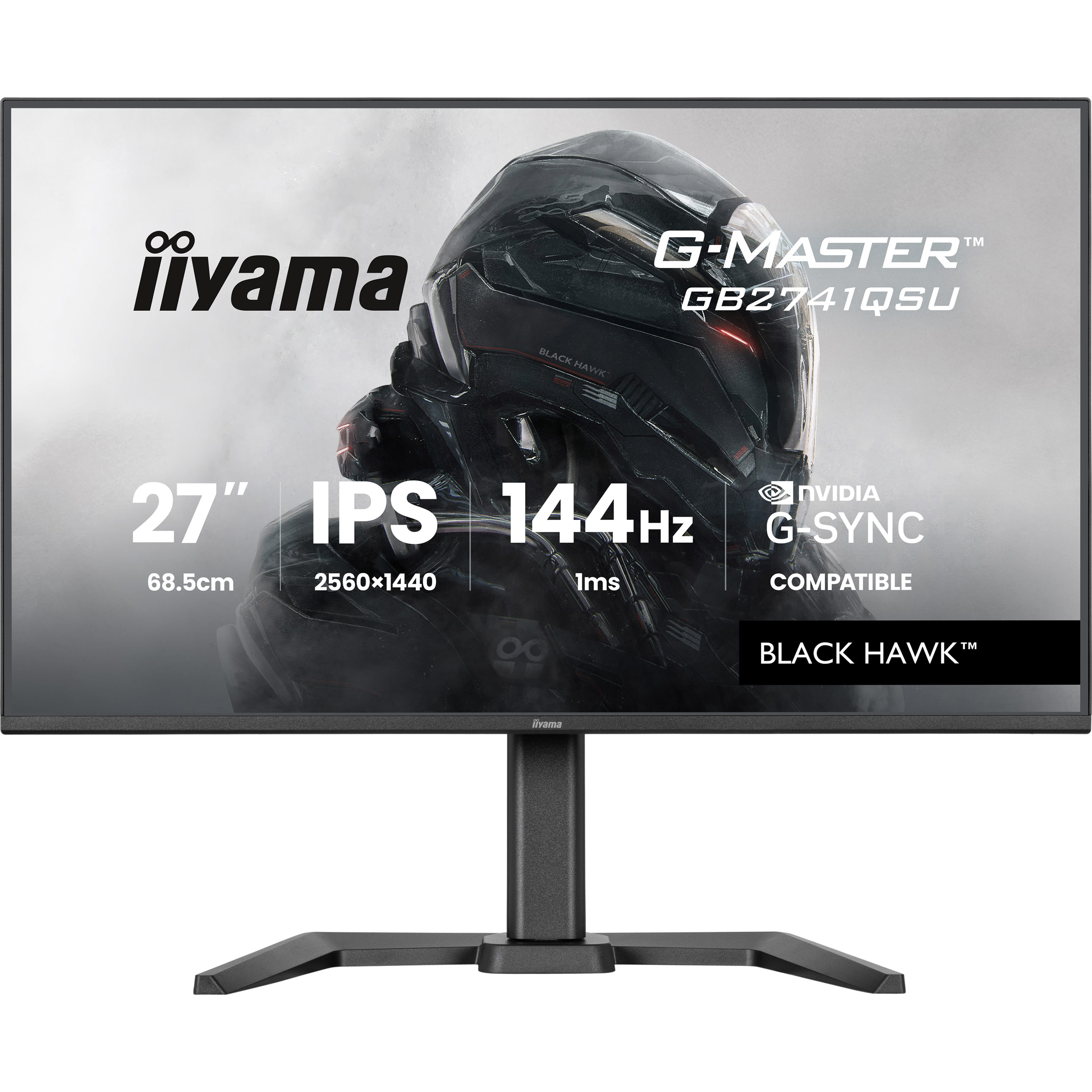 Монітор 27" IIYAMA G-Master GB2741QSU-B1 Black Hawk