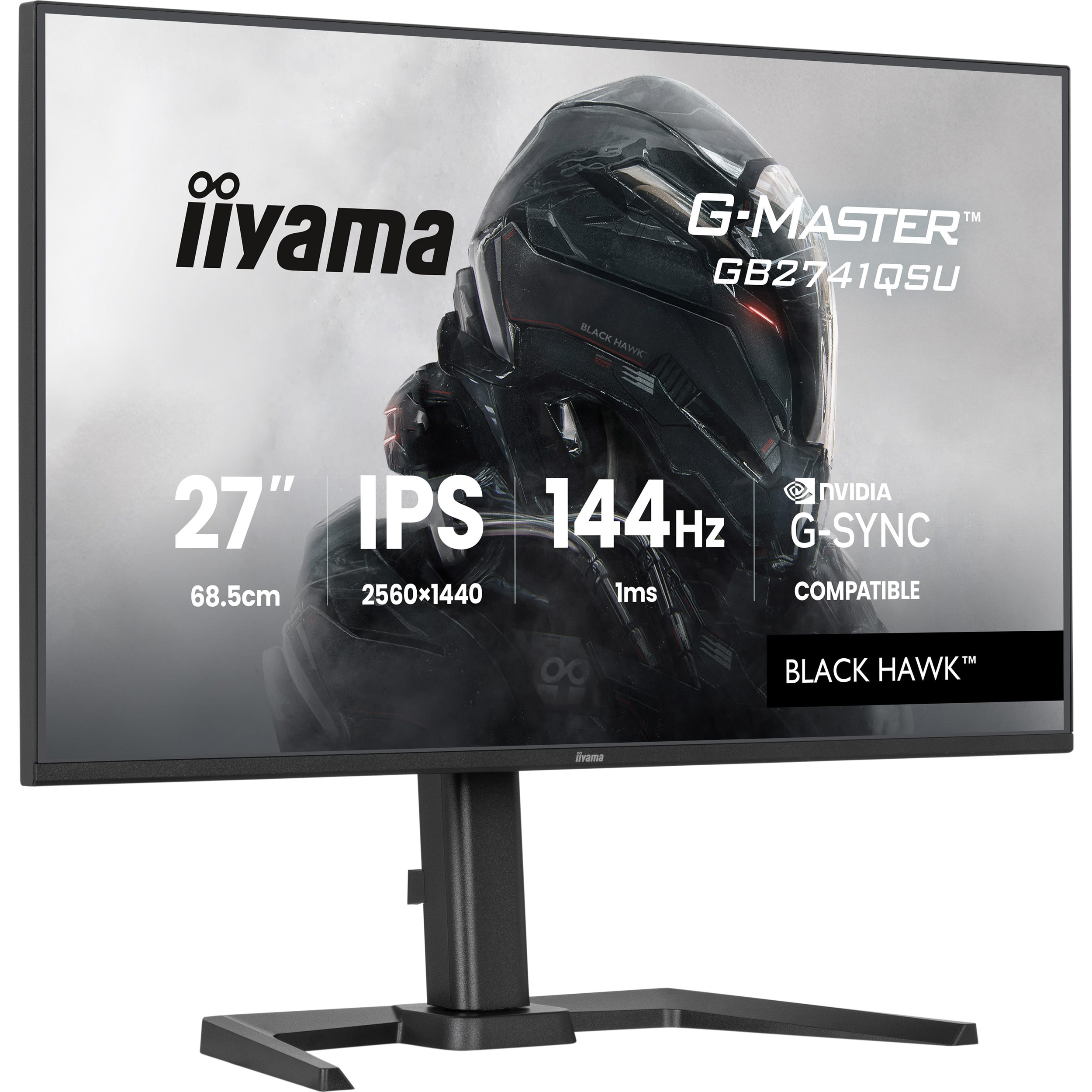 Монітор 27" IIYAMA G-Master GB2741QSU-B1 Black Hawk