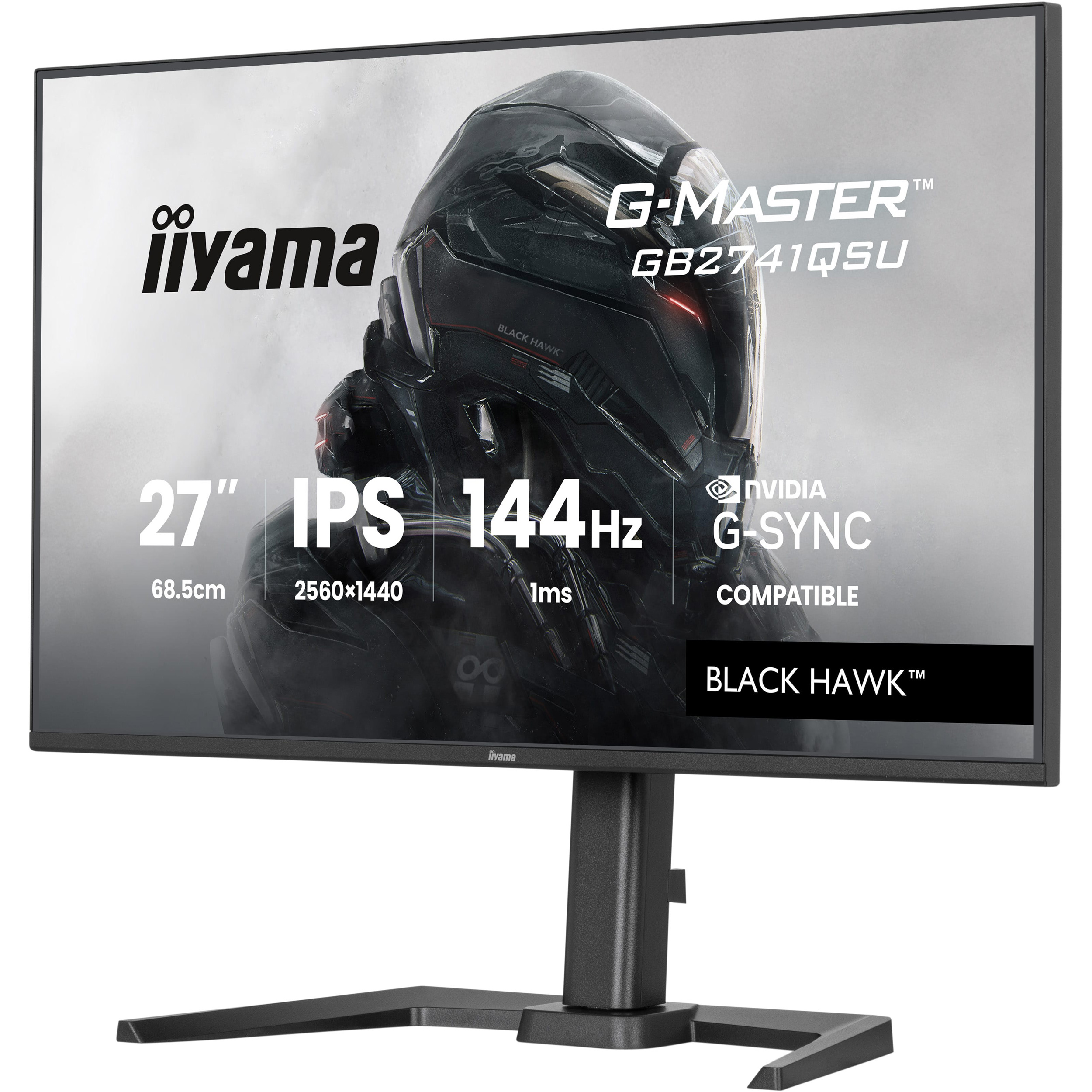 Монітор 27" IIYAMA G-Master GB2741QSU-B1 Black Hawk