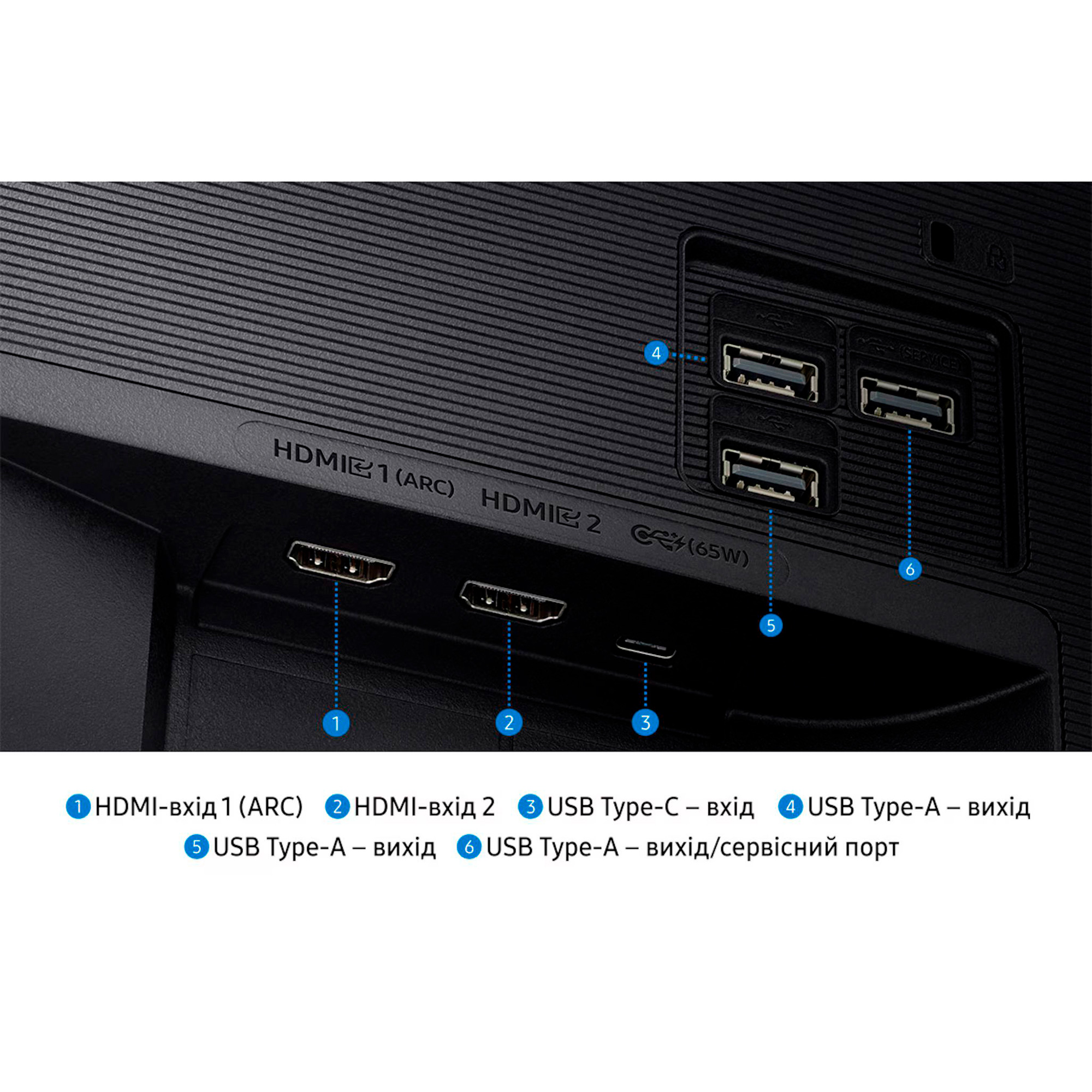 Монітор 32" SAMSUNG Smart Monitor M7 S32FM702UI (LS32FM702UZXUA)