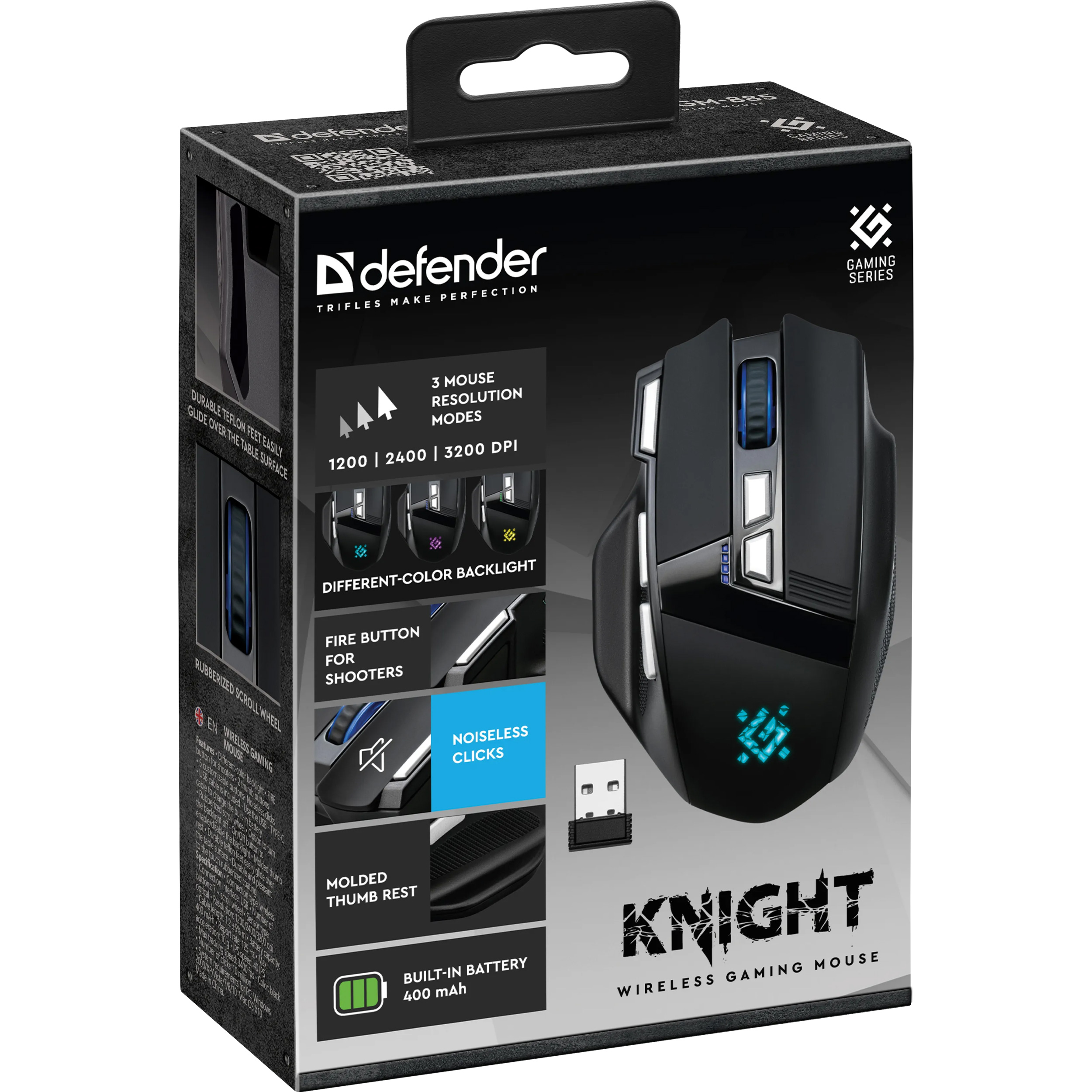 Миша ігрова DEFENDER Knight GM-885 (52885)