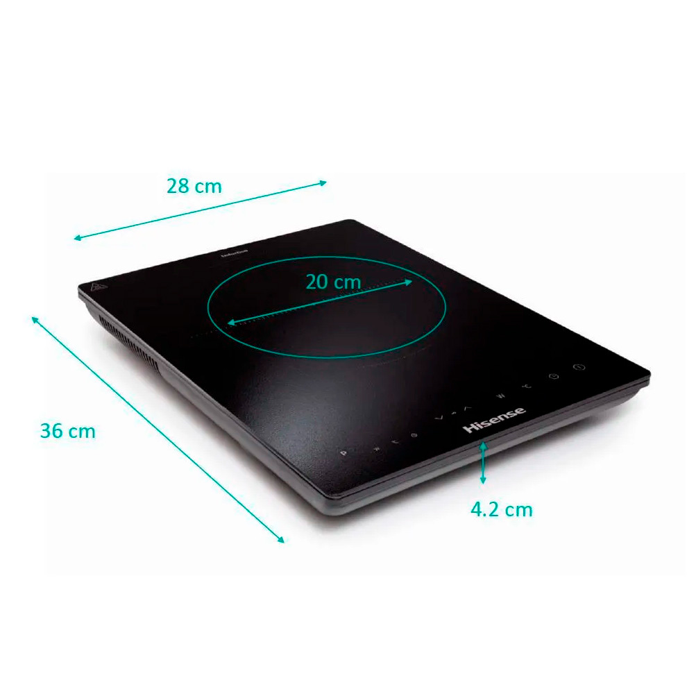 Настольная индукционная плита HISENSE HIC2000Y Black