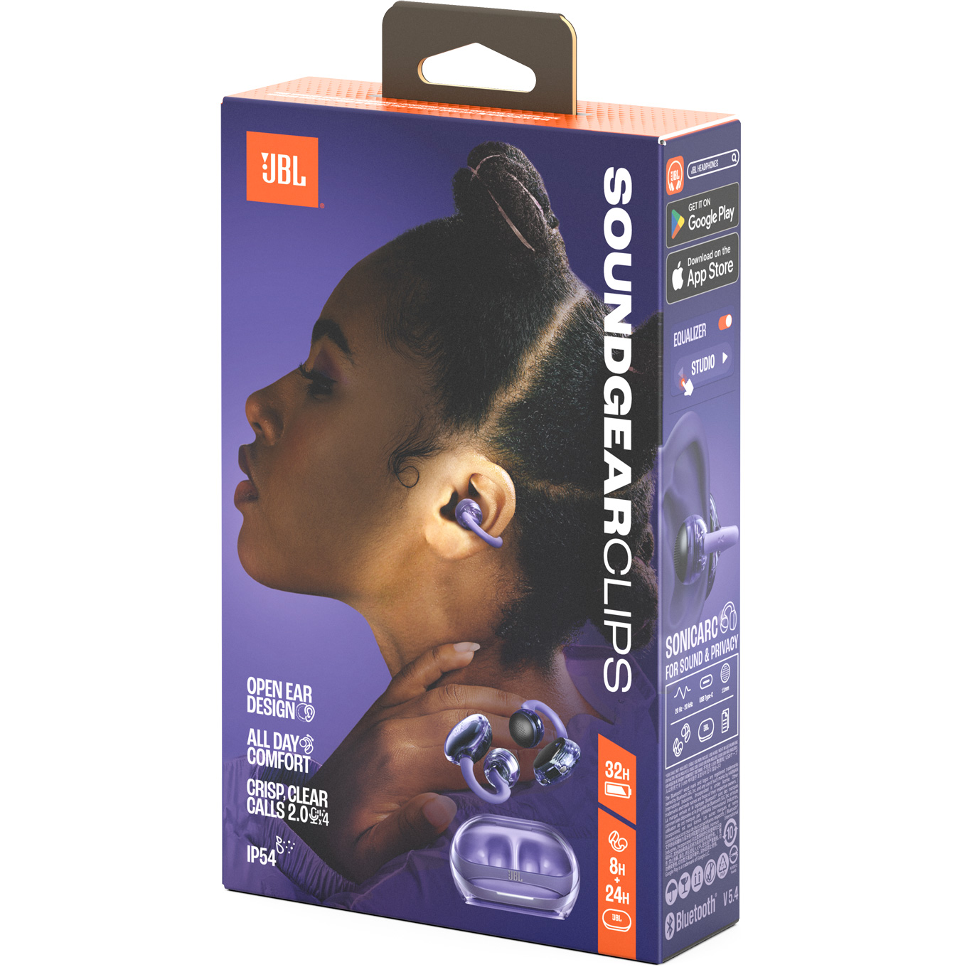 Наушники JBL Soundgear Clips Purple