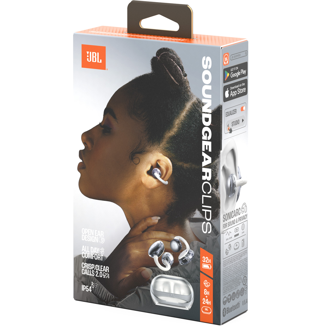 Наушники JBL Soundgear Clips White