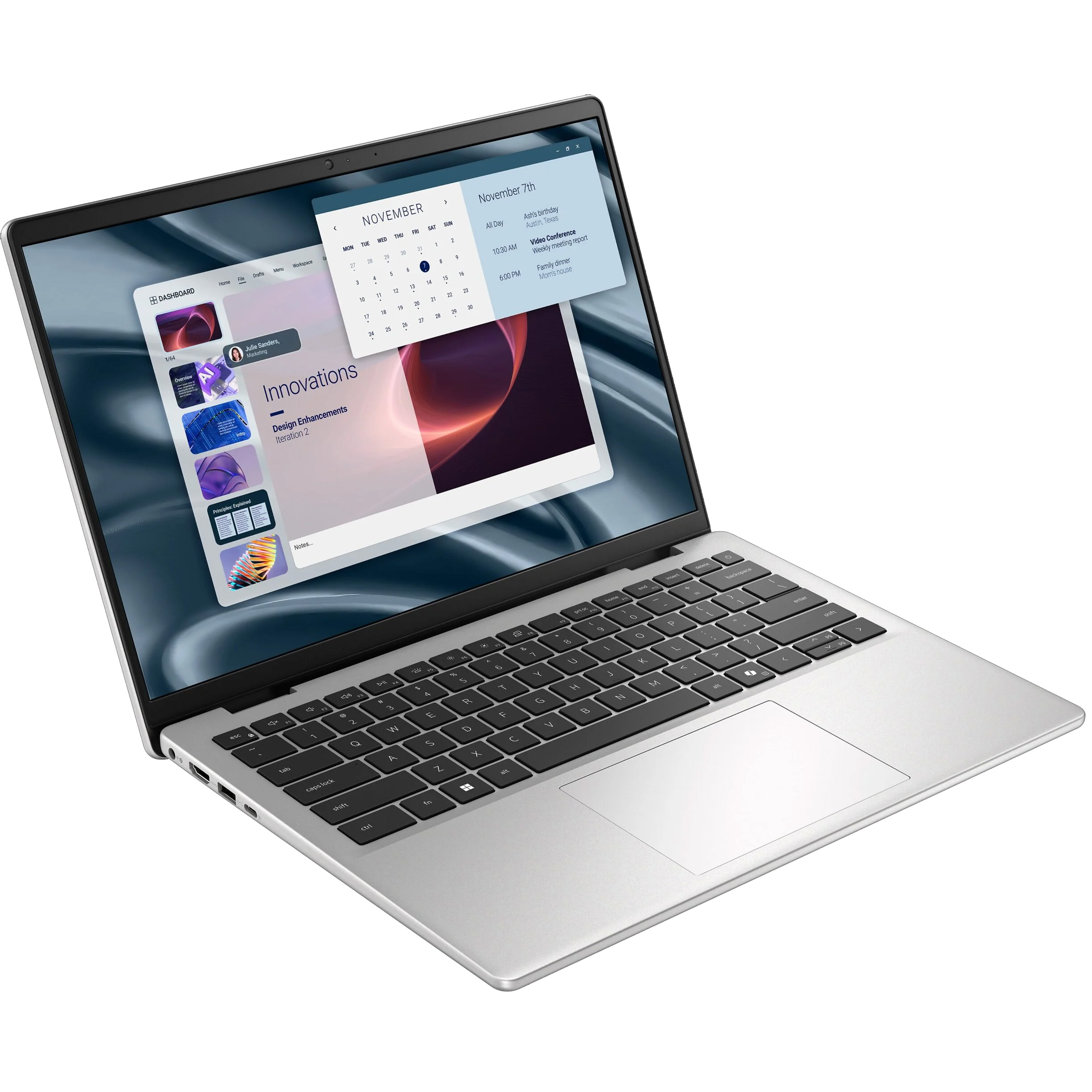 Ноутбук DELL Pro 14 Essential Platinum Silver (PV14250RPLR002UA_W11P)