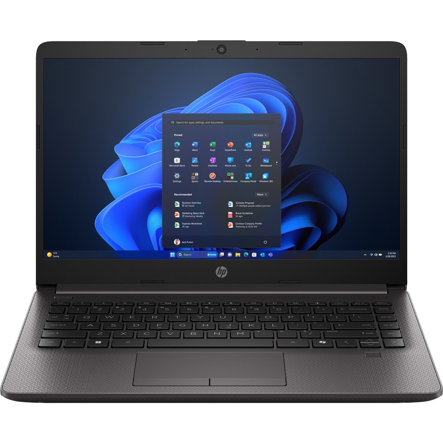 Ноутбук HP 240R G9 Dark Ash Silver (C38KQAT)