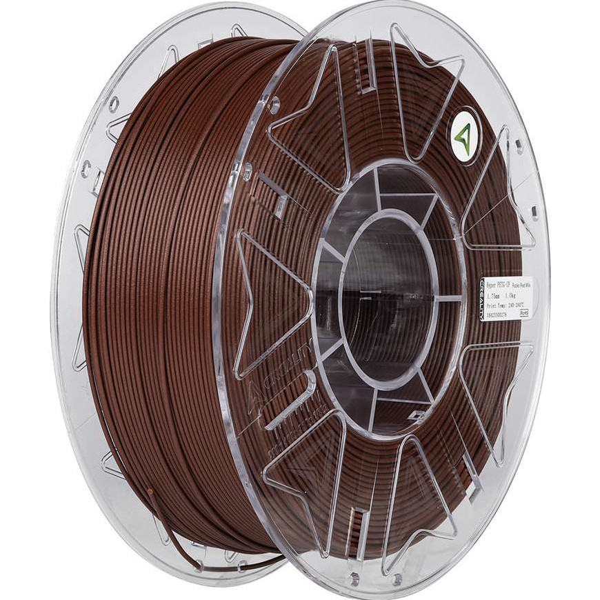 Пластик (філамент) для 3D принтера CREALITY Hyper PETG-CF 1.75mm, 1кг, Caramel Brown Coffee (3301060039)