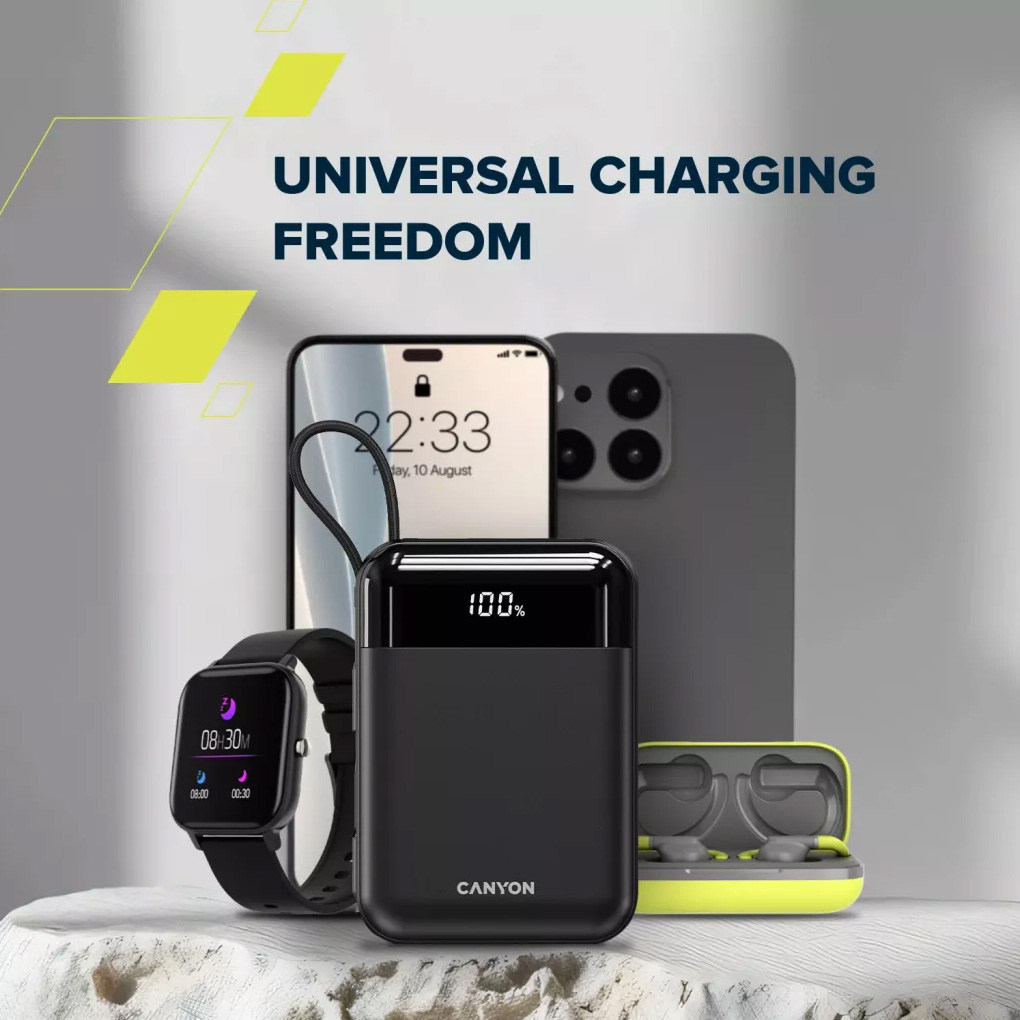 Повербанк CANYON OnPower 204 22.5W 20000mAh
