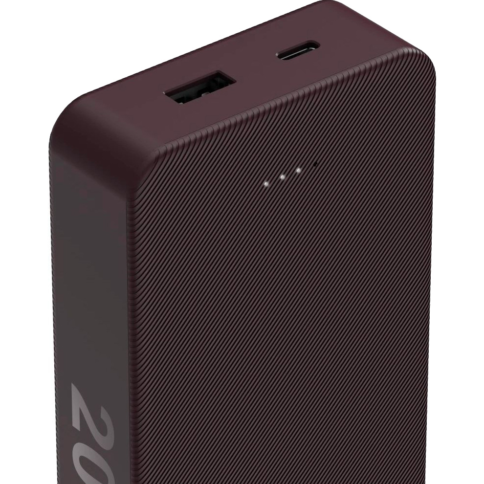 Повербанк HAMA Colour 20 Power Pack 15W 20000mAh Plum (00201715)