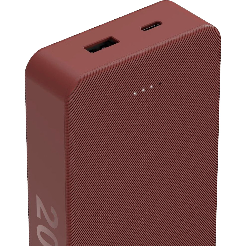 Повербанк HAMA Colour 20 Power Pack 15W 20000mAh Red (00201717)