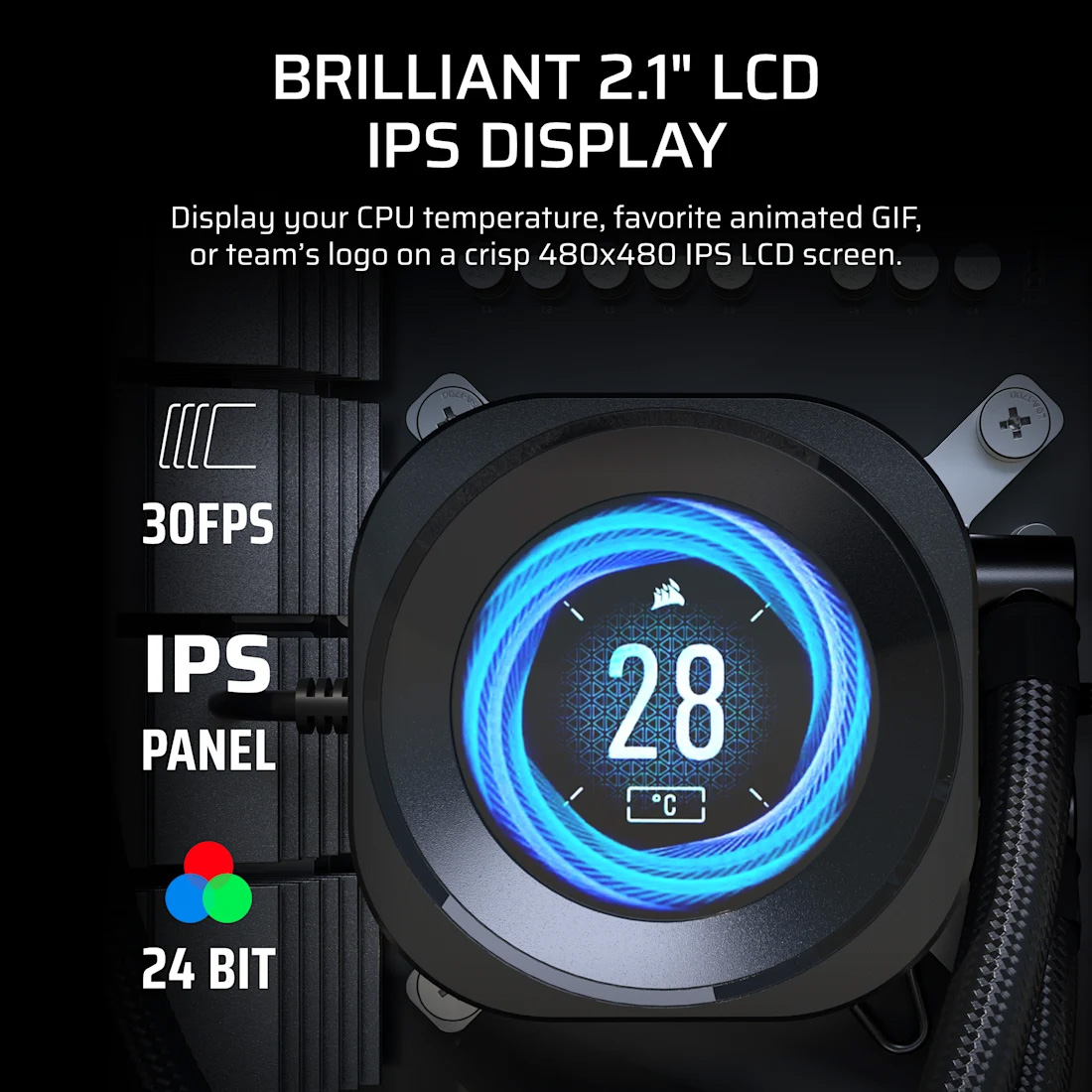 Система водяного охолодження CORSAIR Nautilus 360 RS LCD Black (CW-9061033-WW)